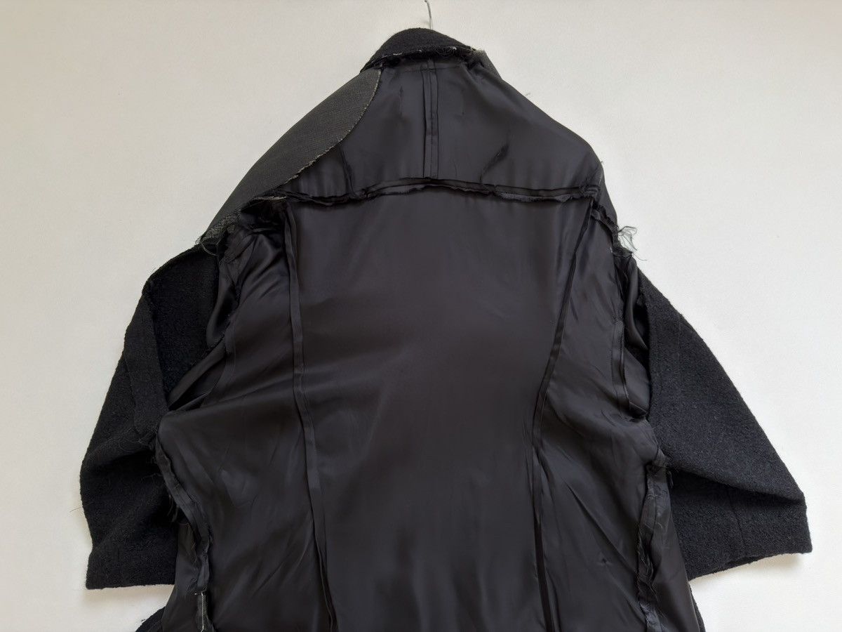 Raf Simons S/S 19 Black ‘Big Lining Coat With Wool Sleeves’ Size US M / EU 48-50 / 2 - 15 Thumbnail