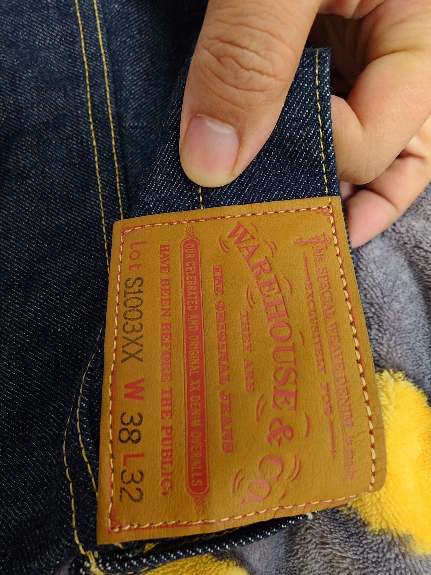 Other Warehouse S1003XX Raw Denim W38 Size US 38 / EU 54 - 1 Thumbnail