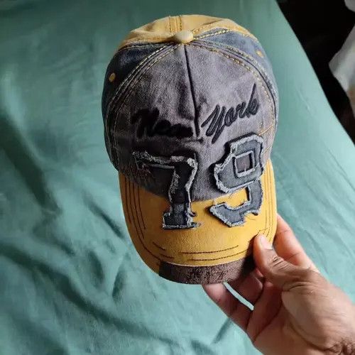 Other NY Distressed Baseball Cap Hat Size ONE SIZE - 2 Thumbnail