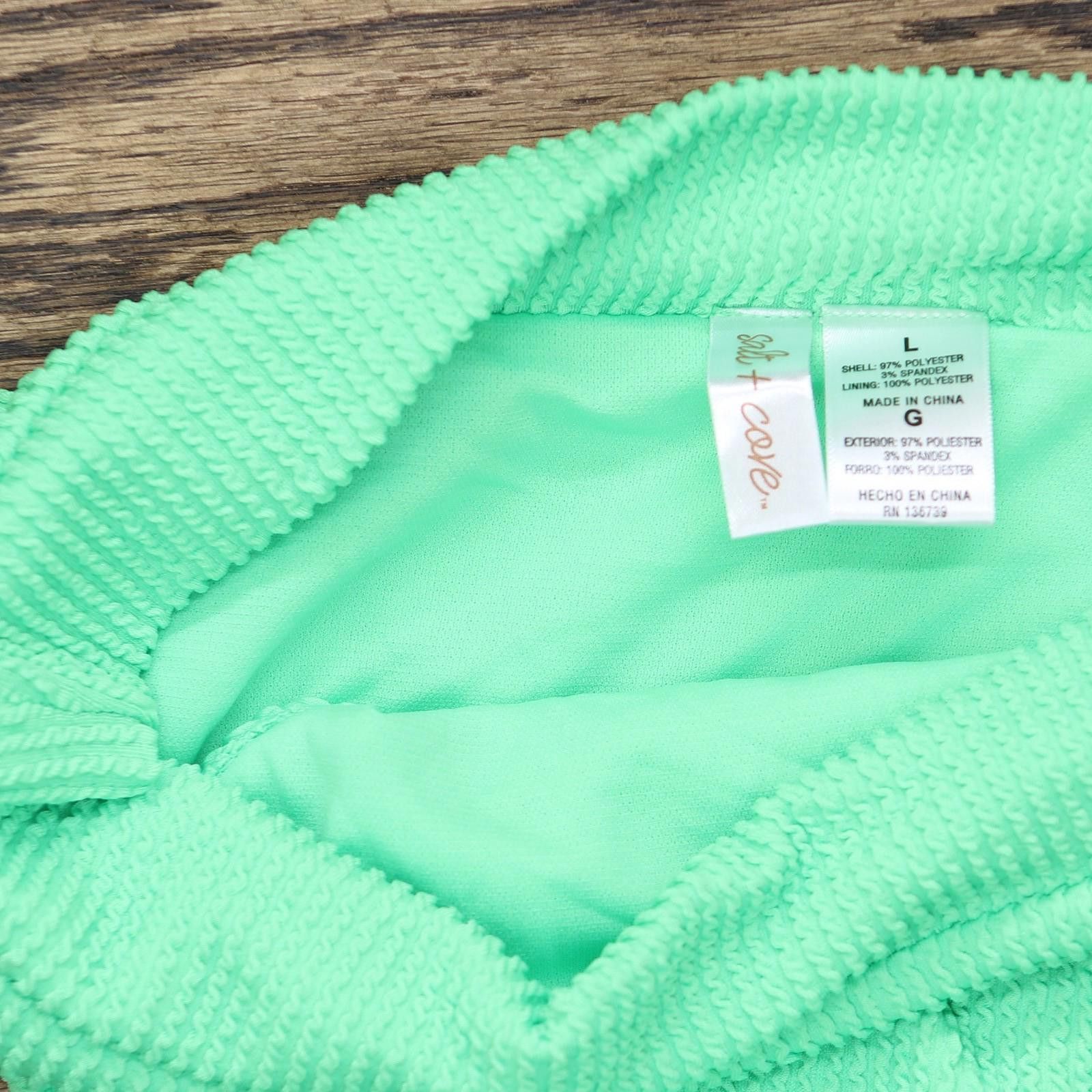 Other Nwt Salt + Cove High-waist Bikini Bottom Mint Tea Green L Size ONE SIZE - 4 Thumbnail