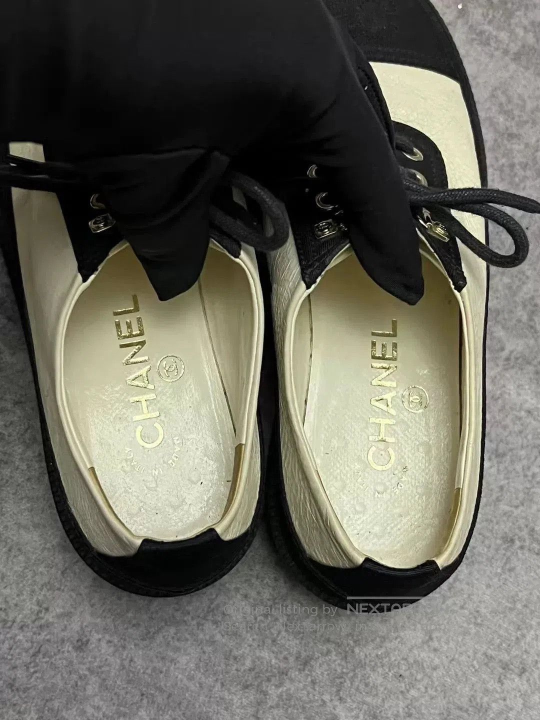 Chanel Chanel Panda Color Block Loafers. Size US 4.5 / IT 34.5 - 5 Thumbnail