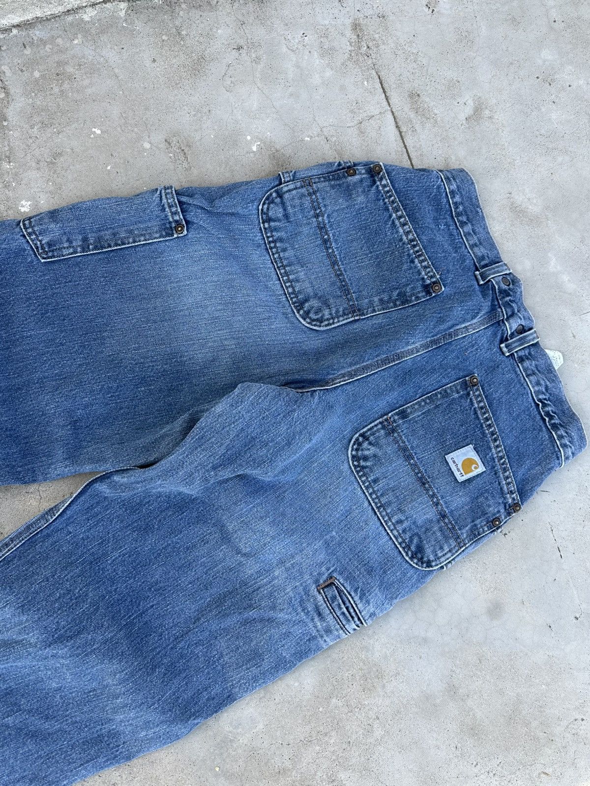 Carhartt × Vintage Vintage Carhartt Double Knee (Dungarees Fit) Size US 29 - 9 Thumbnail