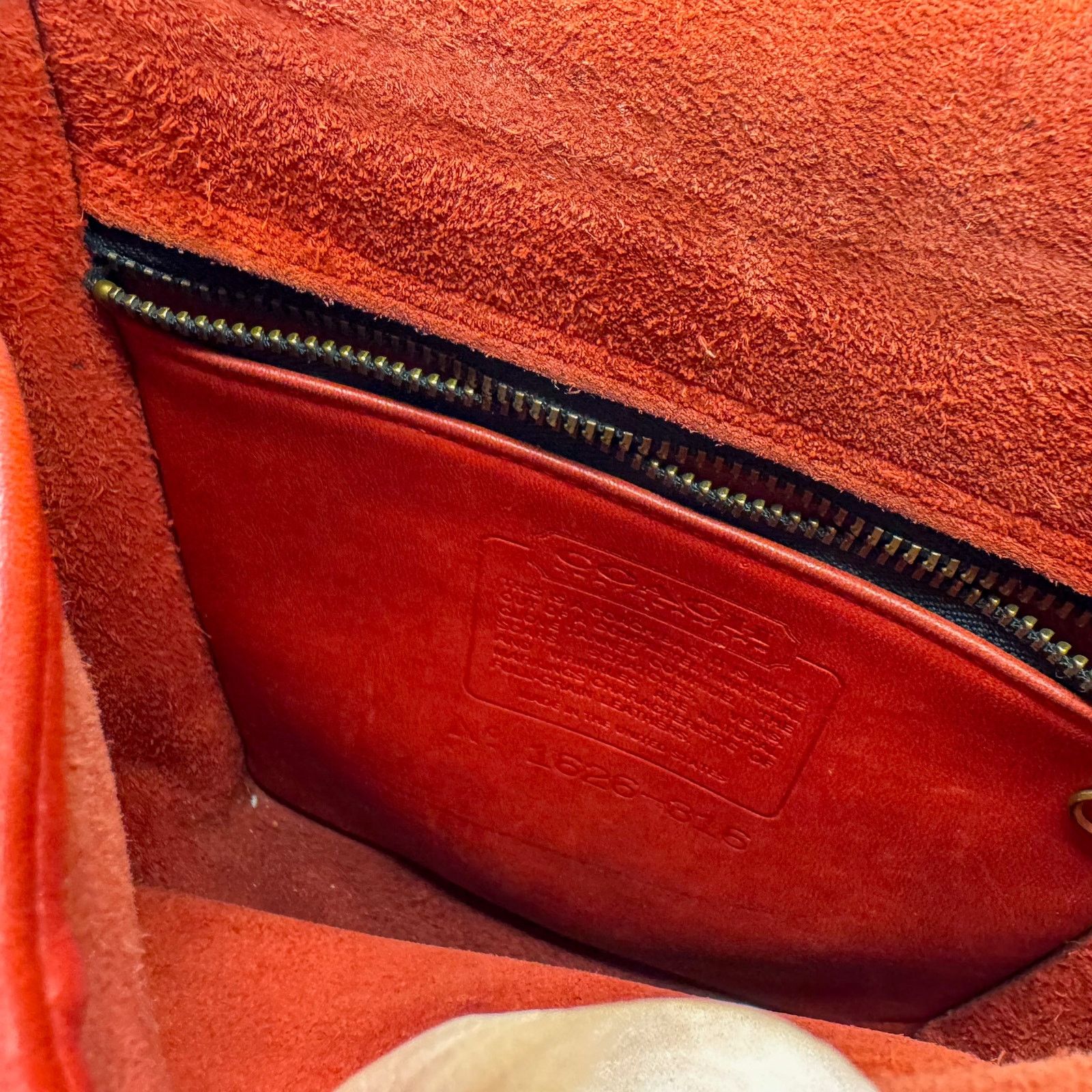 Coach ❤️ Coach Red Leather Rambler’s Legacy Bag 9061 Crossbody USA Size ONE SIZE - 5 Thumbnail