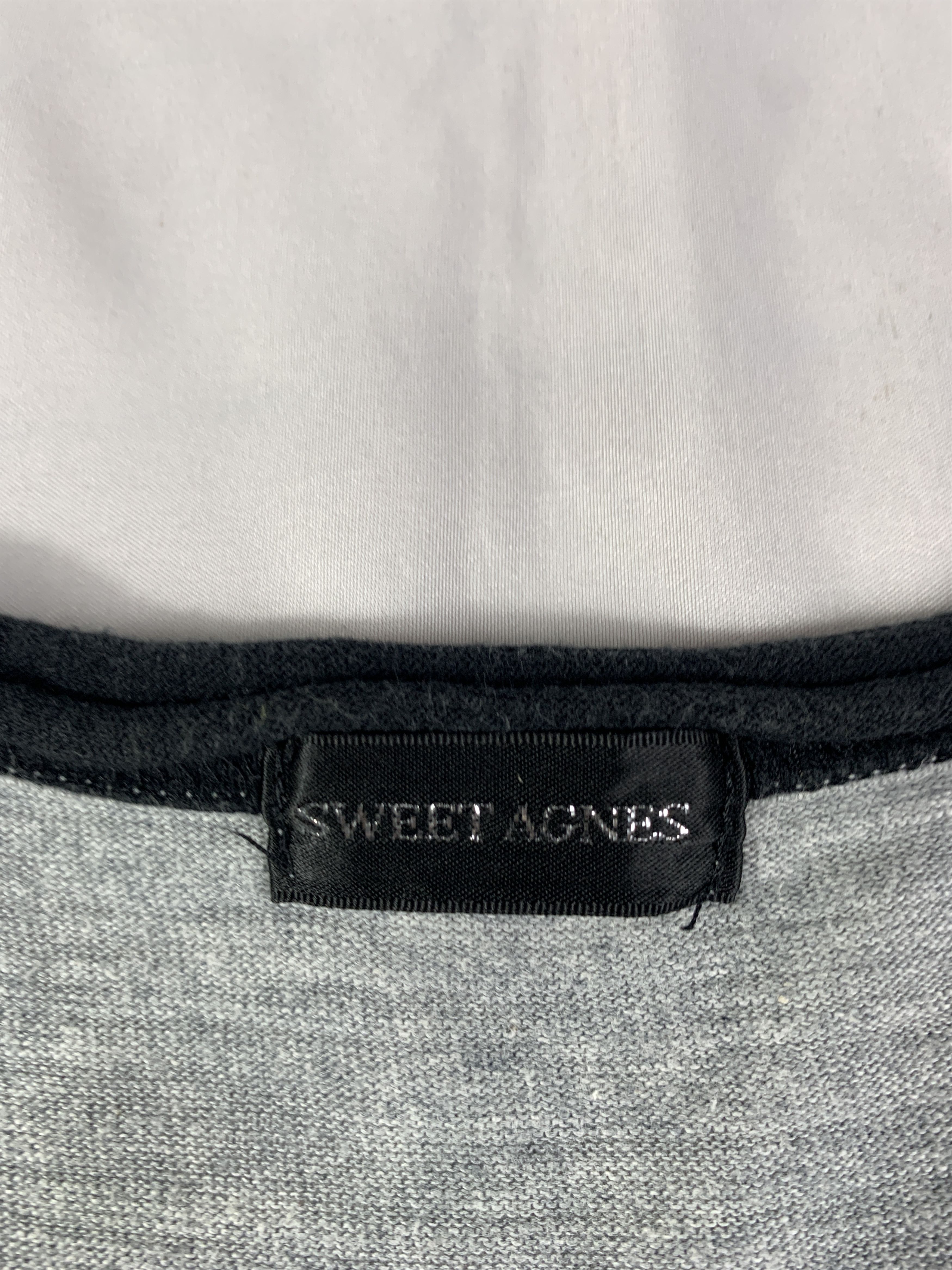 Japanese Brand 2000s Sweet Agnes Gray Peace Quotes Tee (S) Size S / US 4 / IT 40 - 9 Thumbnail