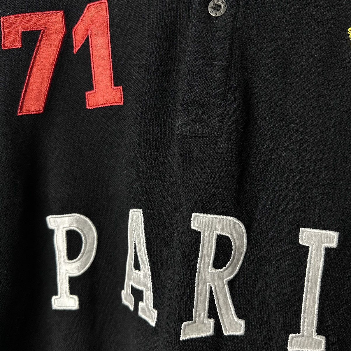Hard Rock Cafe × Vintage Paris Hard Rick Cafe Polo Vintage StreetWear Jersey Rugby Size US XL / EU 56 / 4 - 3 Thumbnail