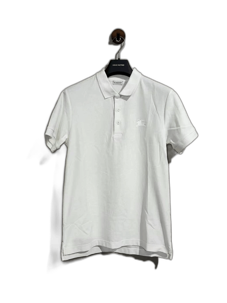 Burberry burberry white polo shirt with logo Size US M / EU 48-50 / 2 - 1 Thumbnail