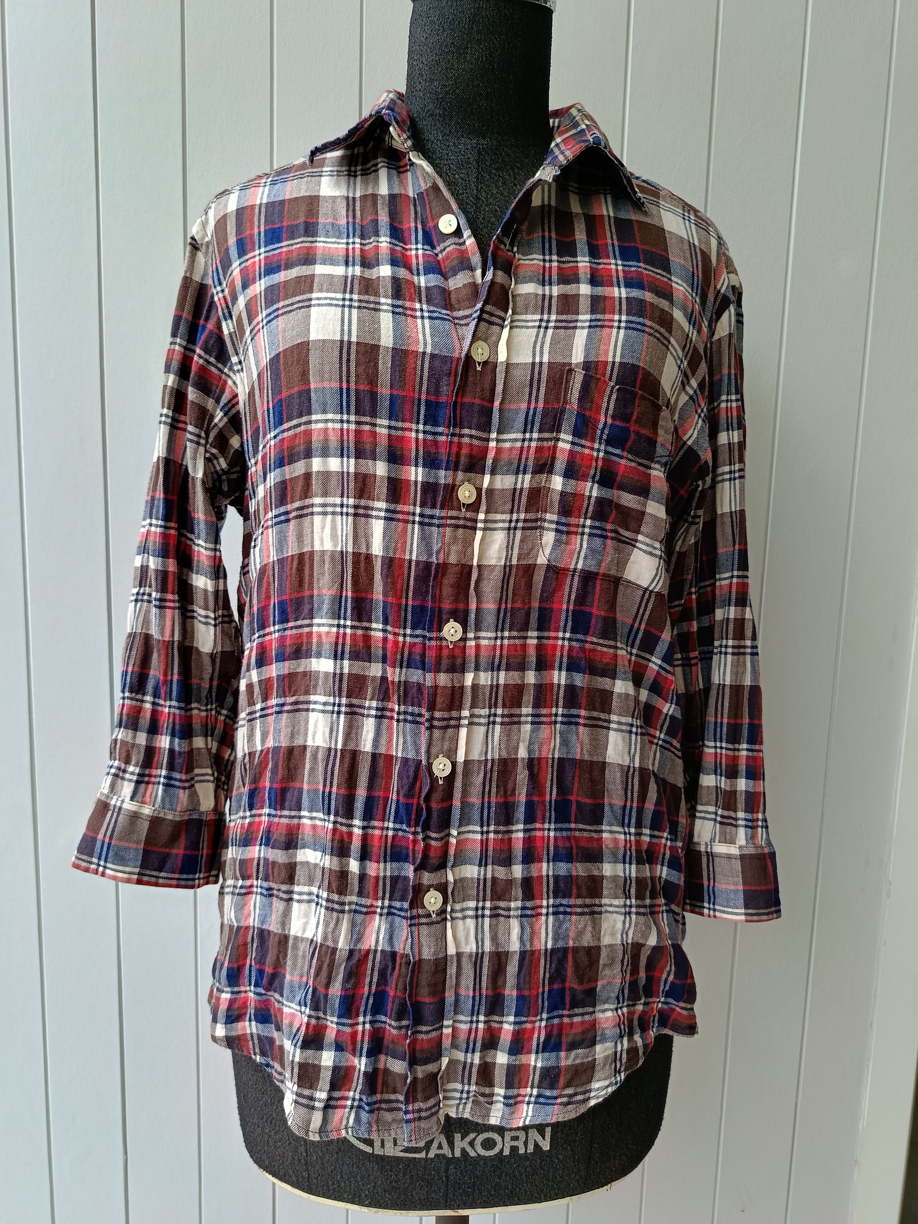 United Arrows UNITED ARROWS Green Label Relaxing unisex 3/4 sleeve shirt Size US S / EU 44-46 / 1 - 3 Thumbnail