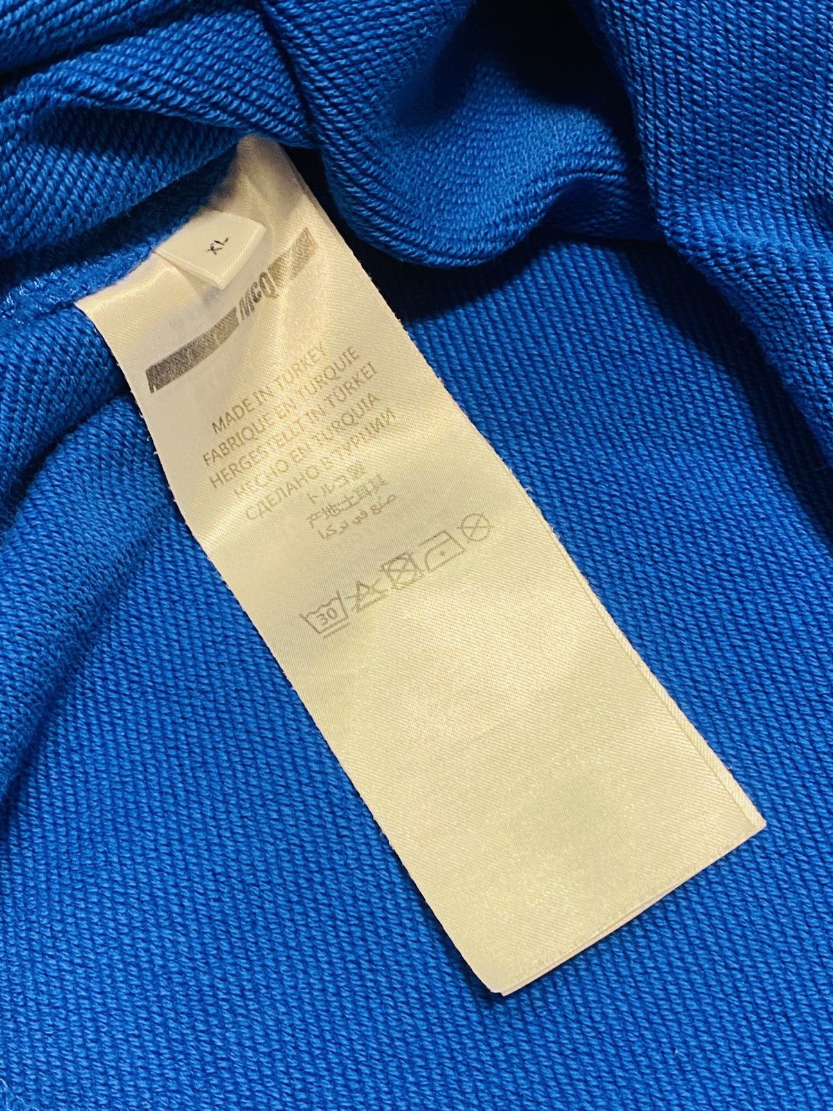 McQ Alexander McQueen Blue Hoodie Alexander McQueen MCQ Size US XL / EU 56 / 4 - 4 Thumbnail