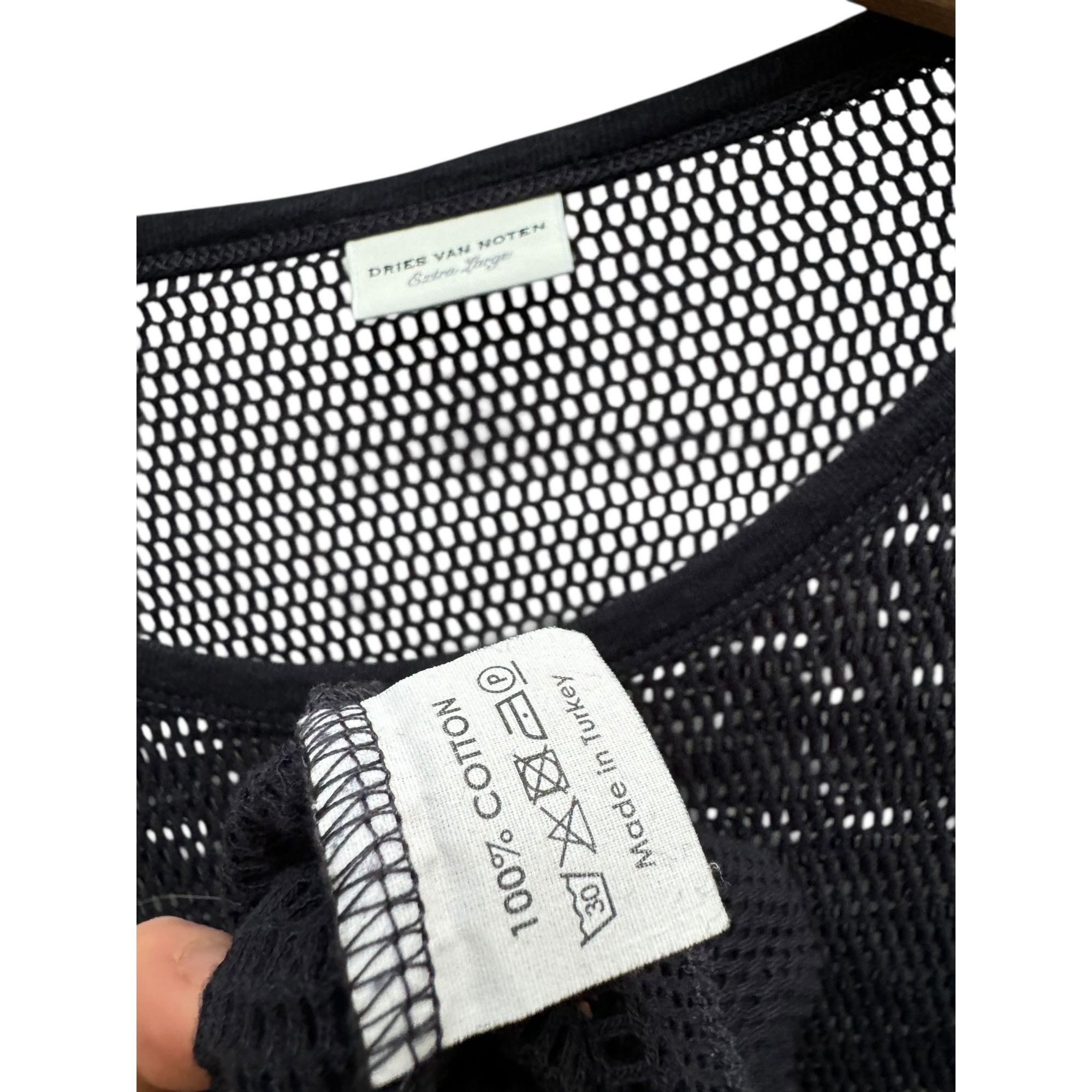 Dries Van Noten Black Ribbed Knit Longsleeve Size US XL / EU 56 / 4 - 5 Thumbnail