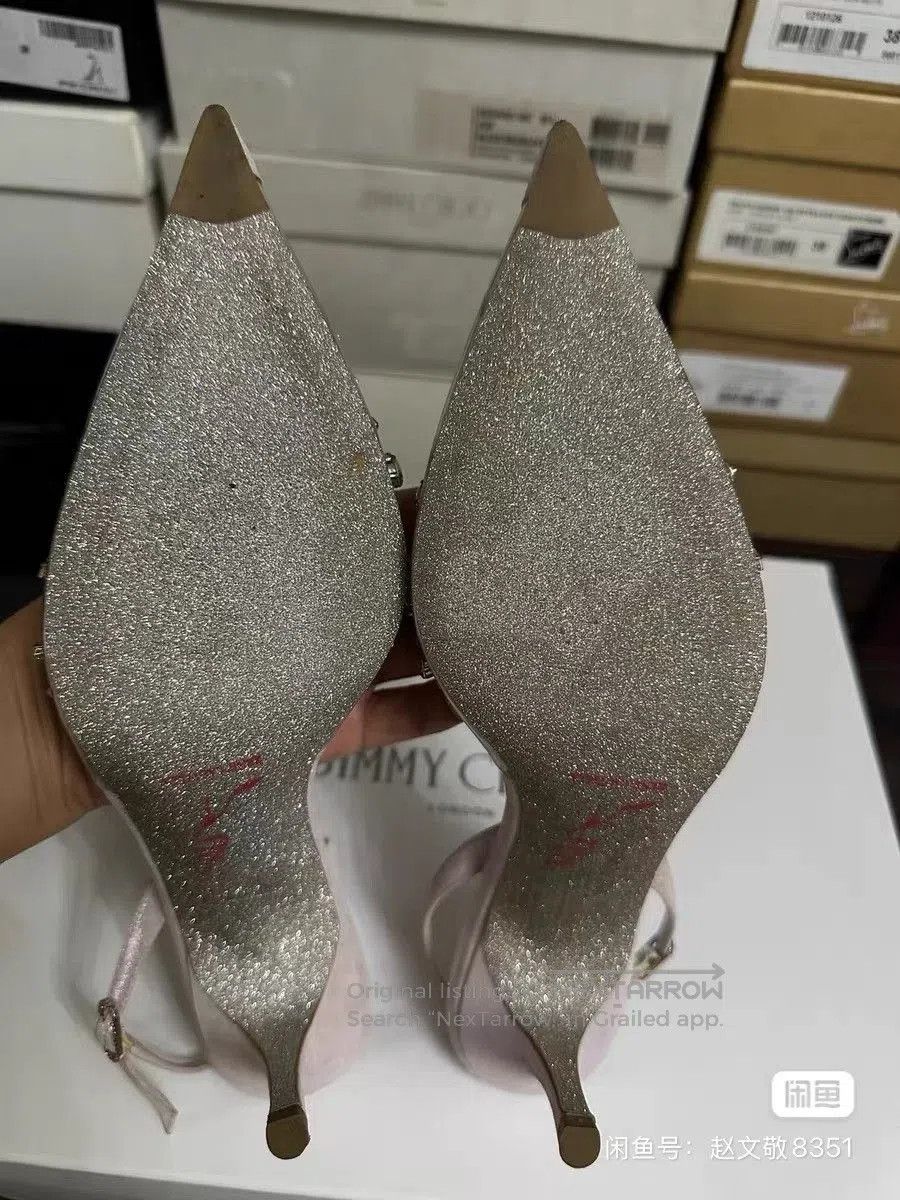 Rene Caovilla Rene Caovilla Pointed Toe Crystal Heels. Size US 8 / IT 38 - 7 Thumbnail