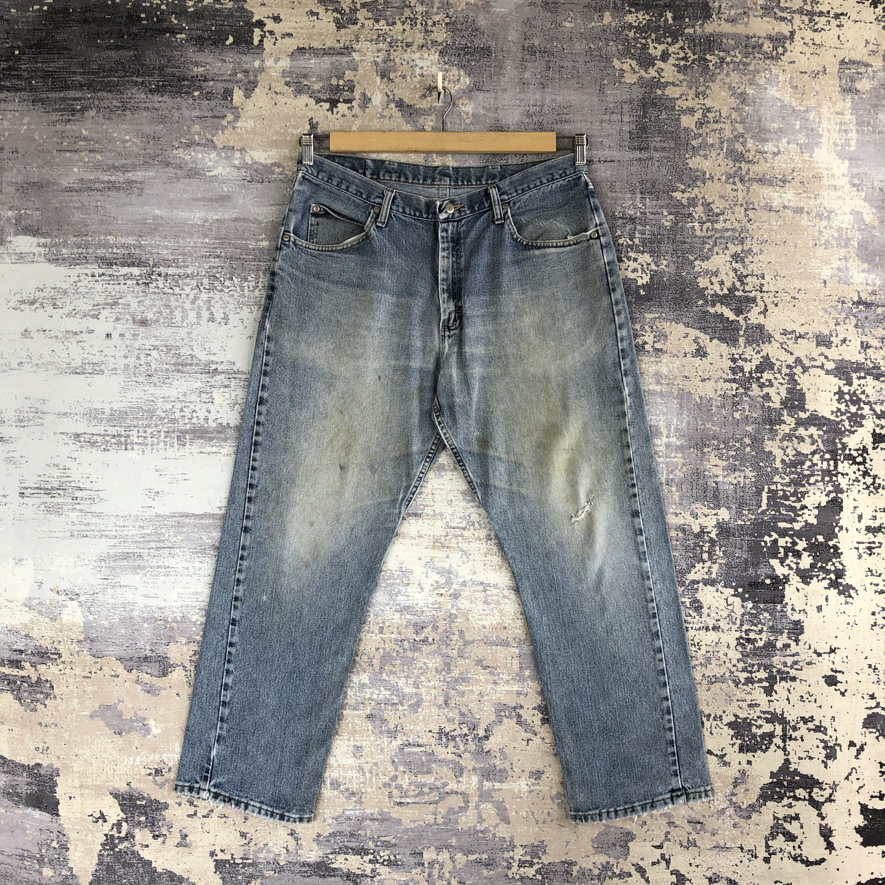 Vintage × Wrangler Vintage Wrangler Faded Rusty Jeans Wrangler Light ...