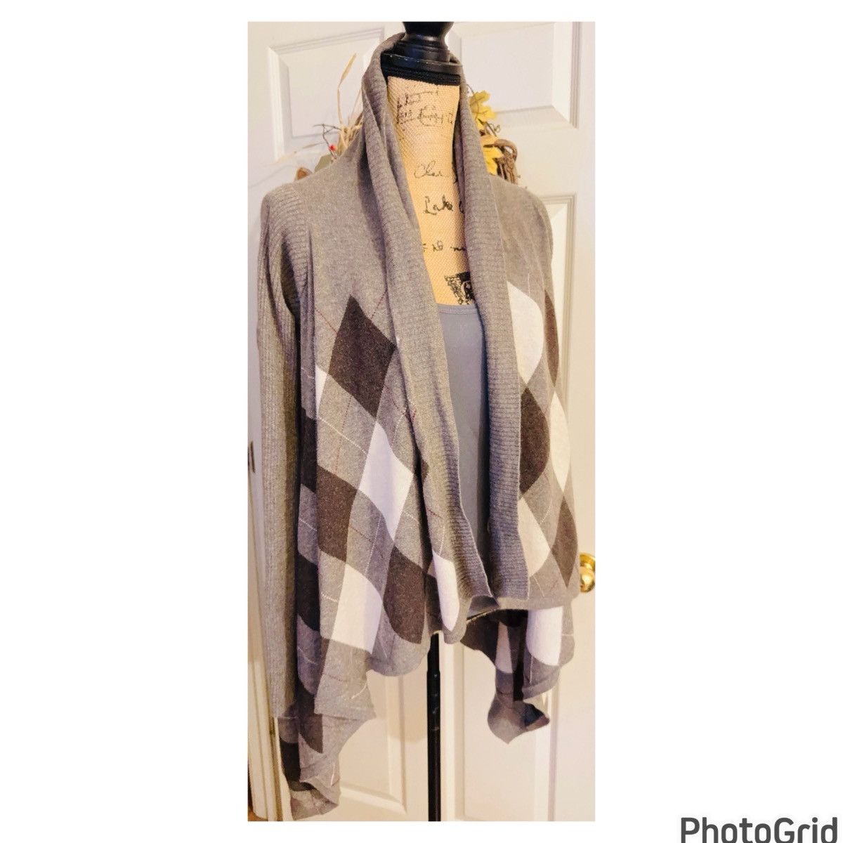 Autumn Cashmere Autumun Cashmere Argyle Cardigan Size S / US 4 / IT 40 - 3 Thumbnail