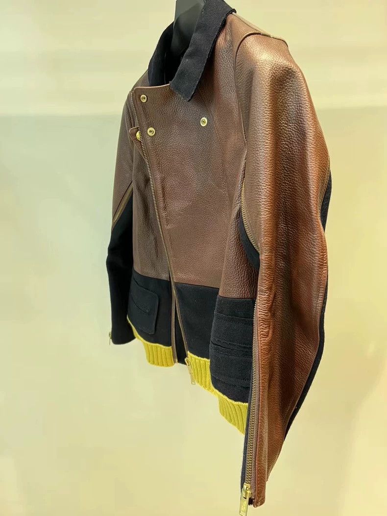 Undercover undercover size 2 Takahashi women's cowhide patchwork jacke Size M / US 6-8 / IT 42-44 - 1 Thumbnail