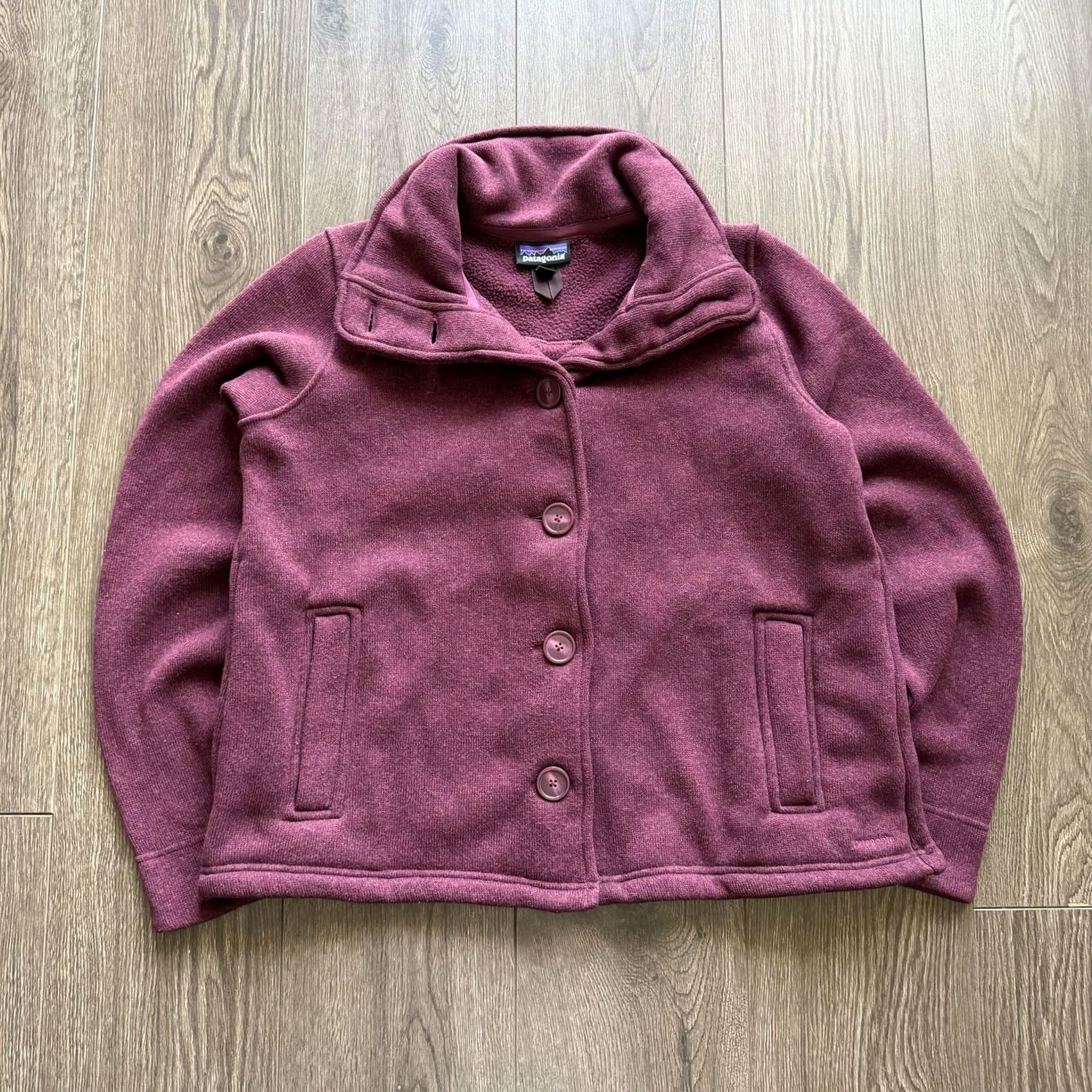 Patagonia Patagonia Cardigan Fleece Red Large Button Front Collared Unisex Adults Long Sleeve Fall Winter Size US L / EU 52-54 / 3 - 3 Thumbnail