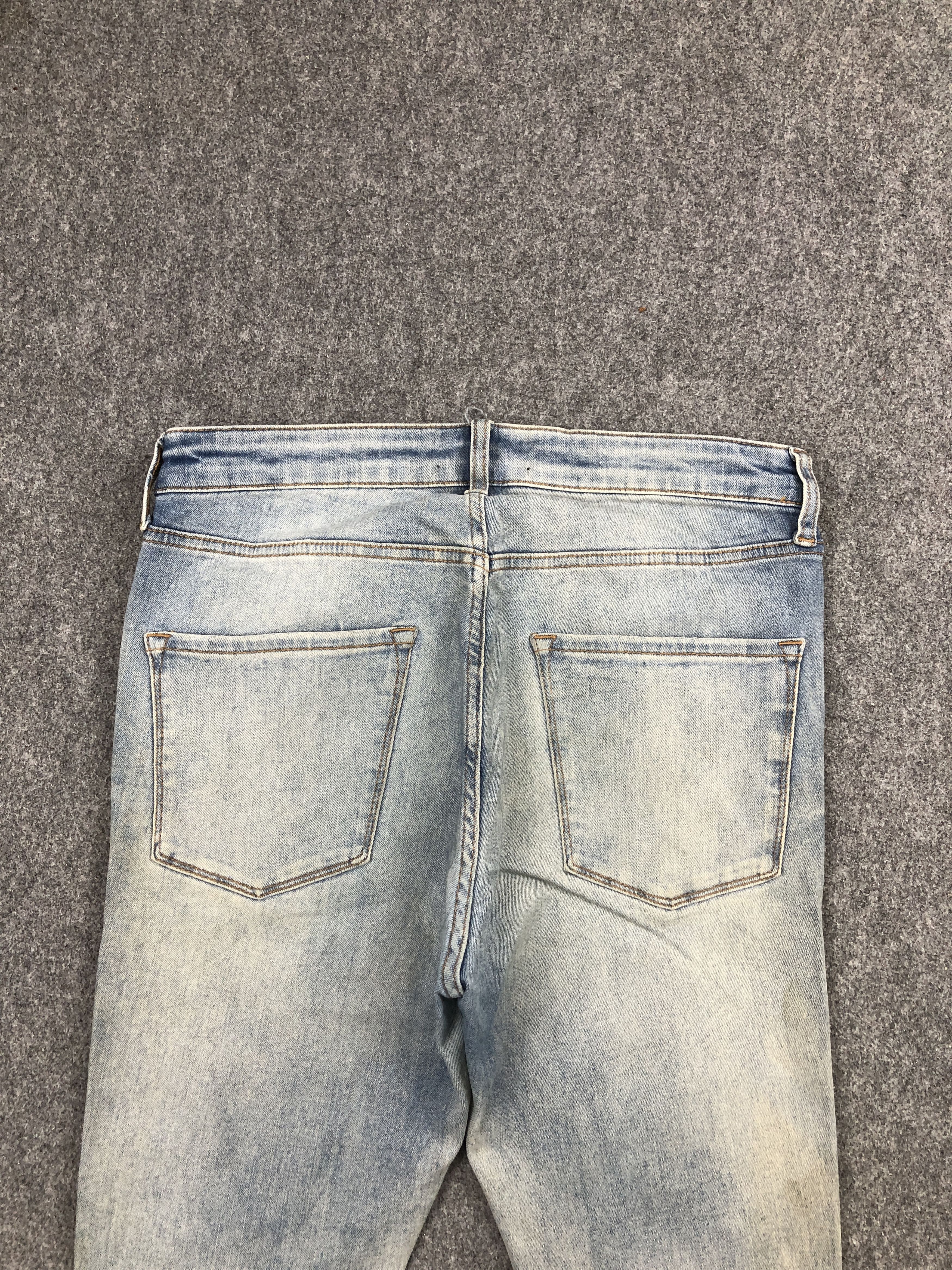 MOUSSY Vintage Azul By Moussy Distressed Jeans DP2432 Size US 30 / EU 46 - 4 Thumbnail