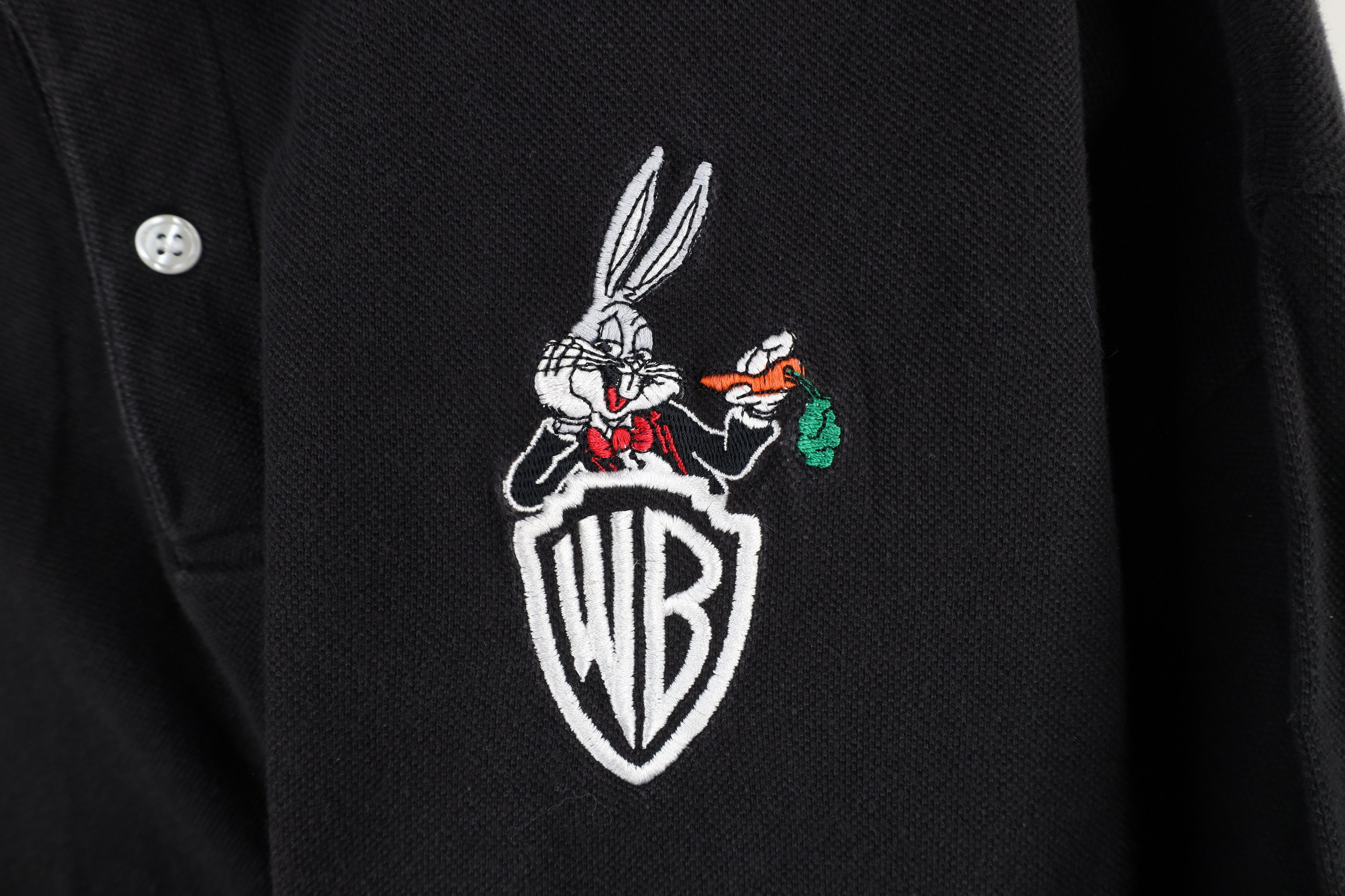 Vintage Vintage 90s Warner Bros Looney Tunes Bugs Bunny Polo Shirt Size US XXL / EU 58 / 5 - 4 Thumbnail