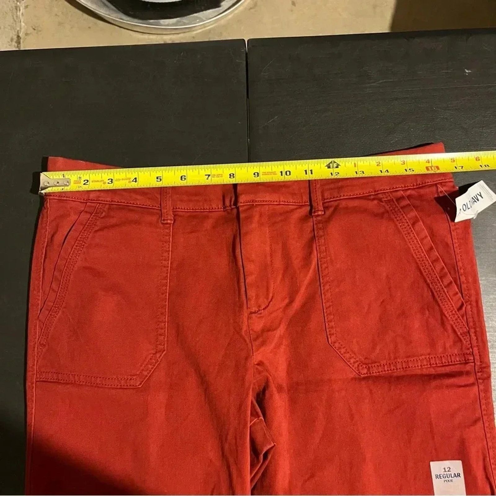 Old Navy NWT Old Navy Women's Pixie Ankle Length Chino Pants Sz 12 Size 34" / US 12 / IT 48 - 6 Thumbnail