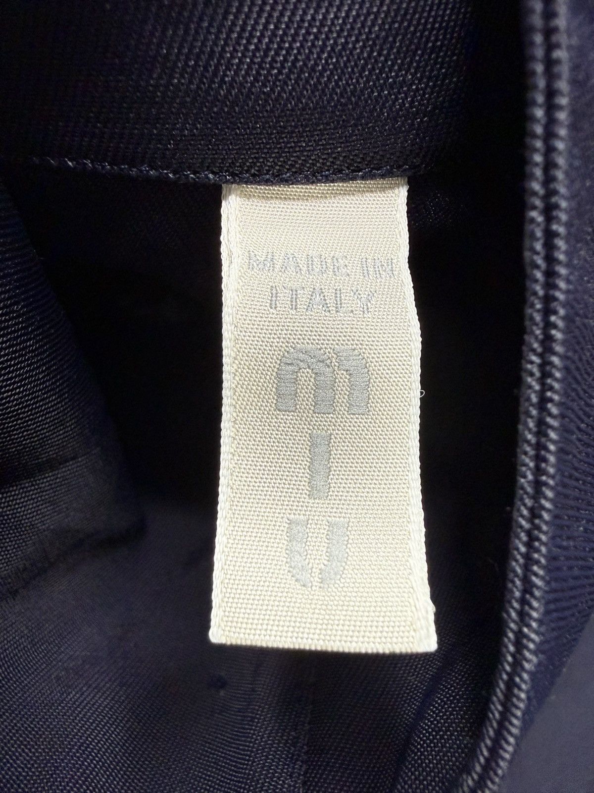 Miu Miu Miu miu x Prada Hidden Buttons High neck shirt Wool Nyln Size US M / EU 48-50 / 2 - 5 Thumbnail