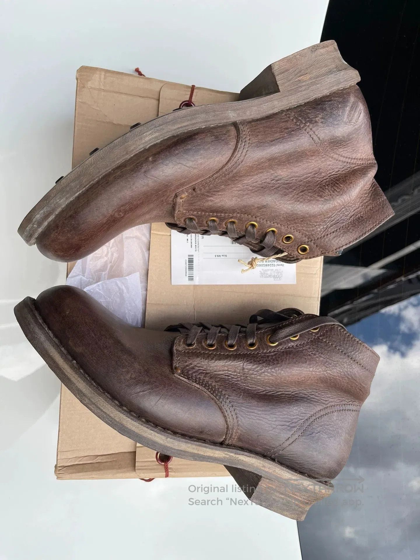 Visvim VISVIM 24SS ICT Brigadier Leather Boots. Size US 9.5 / EU 42-43 - 4 Thumbnail