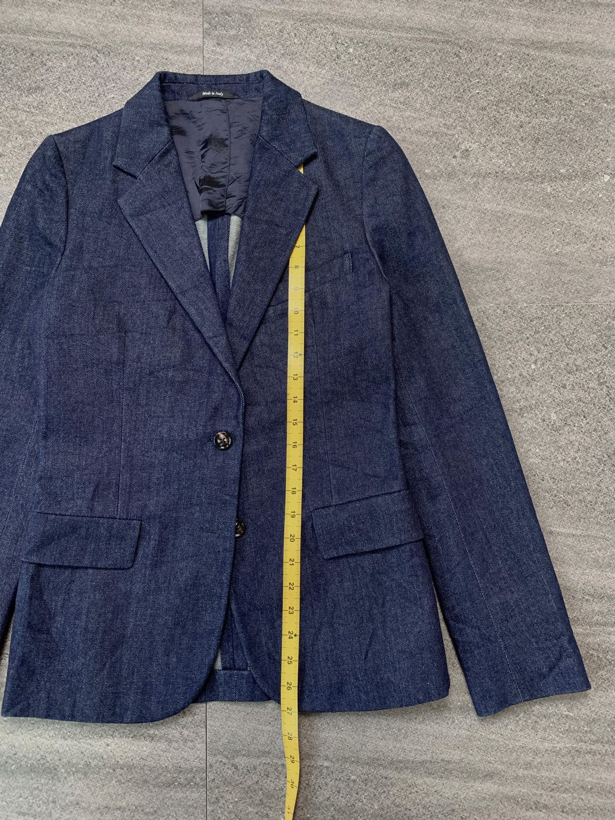 Maison Margiela FREE TAX! Line 4 Indigo Denim Blazer Jacket Size US S / EU 44-46 / 1 - 12 Thumbnail