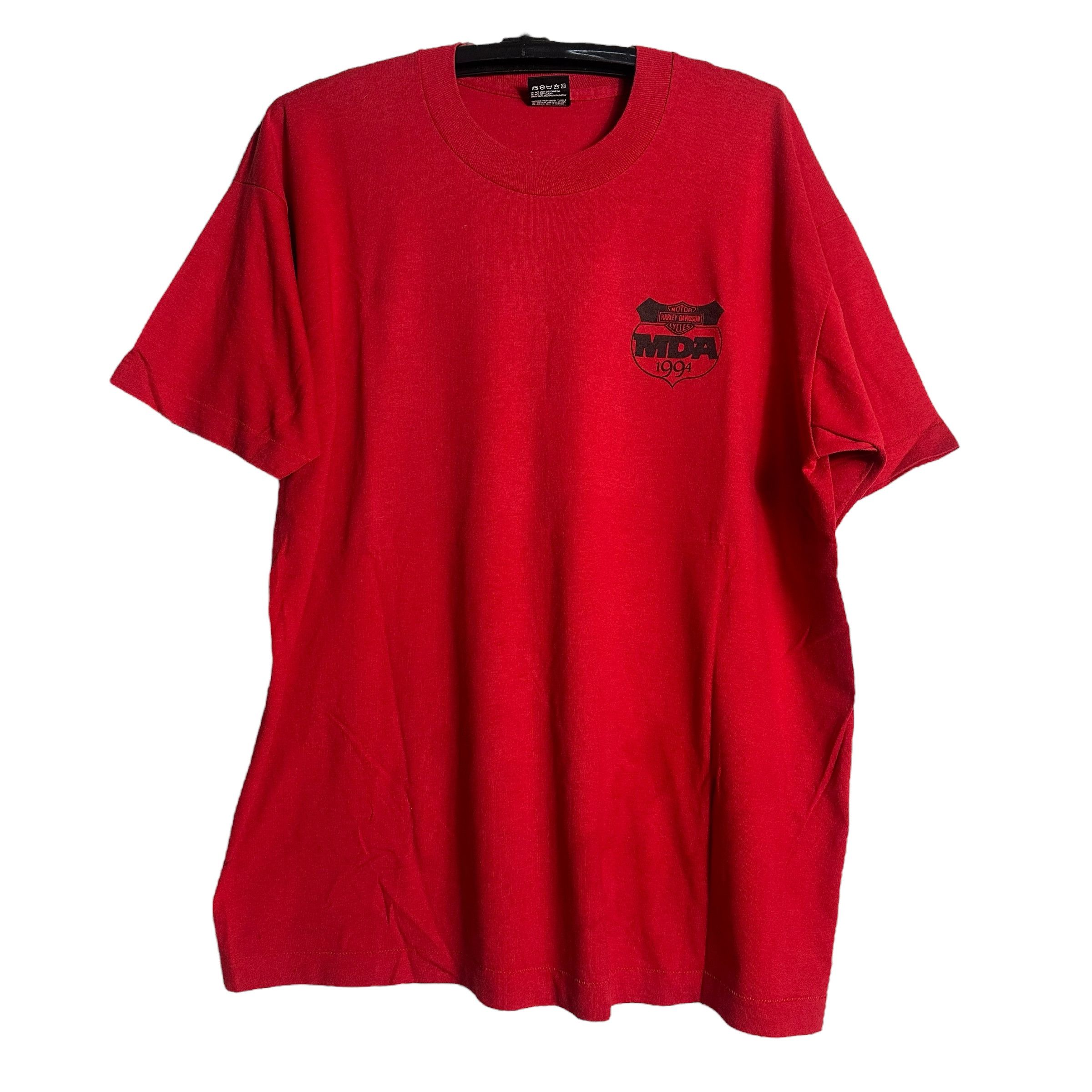 Harley Davidson × Vintage 🔥RARE🔥Vintage 90s Harley Davidson MDA T-shirt Single Stich Size US M / EU 48-50 / 2 - 3 Thumbnail