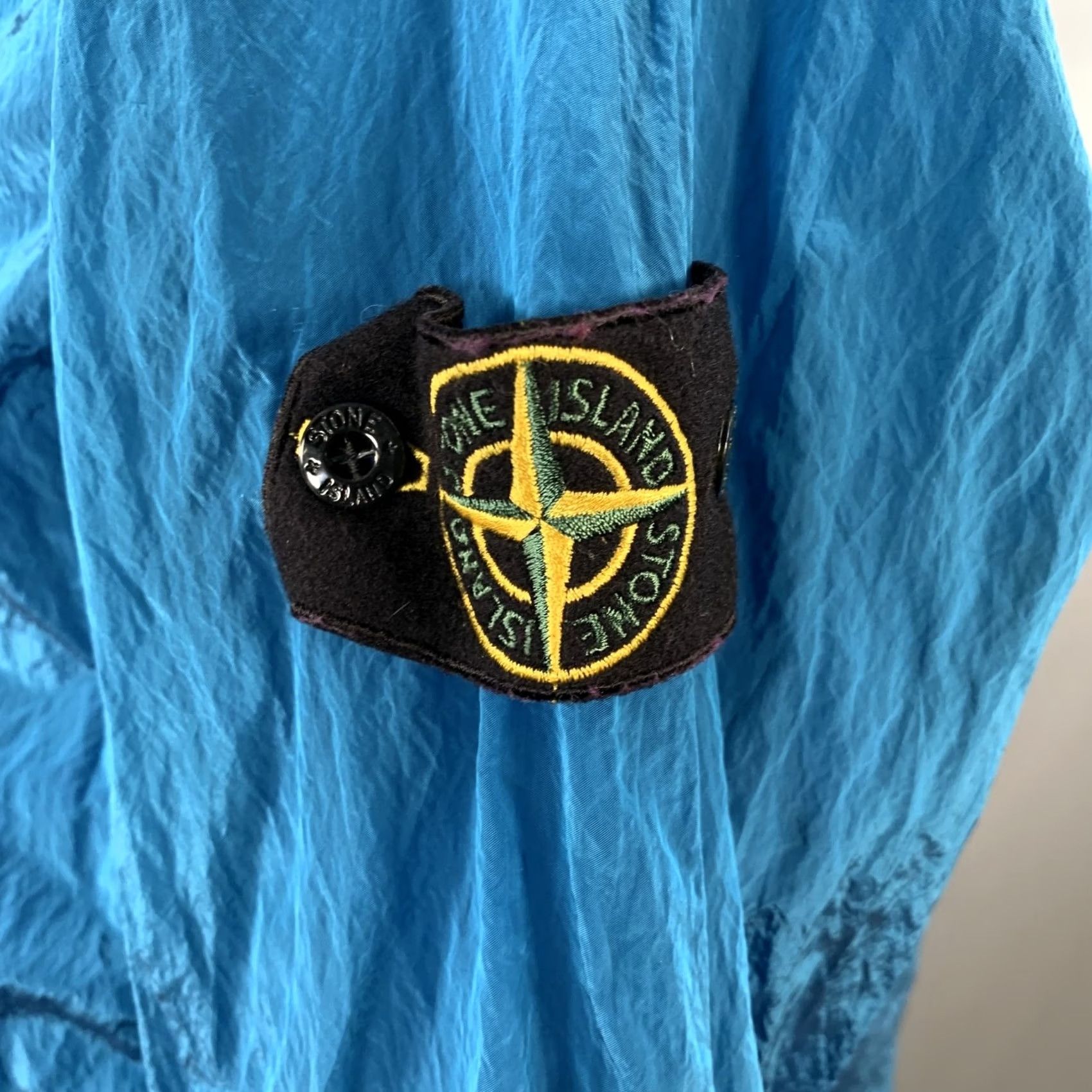 Stone Island STONE ISLAND Jacket XXL Aqua Polyamide Windbreaker Mens Size US XXL / EU 58 / 5 - 4 Thumbnail