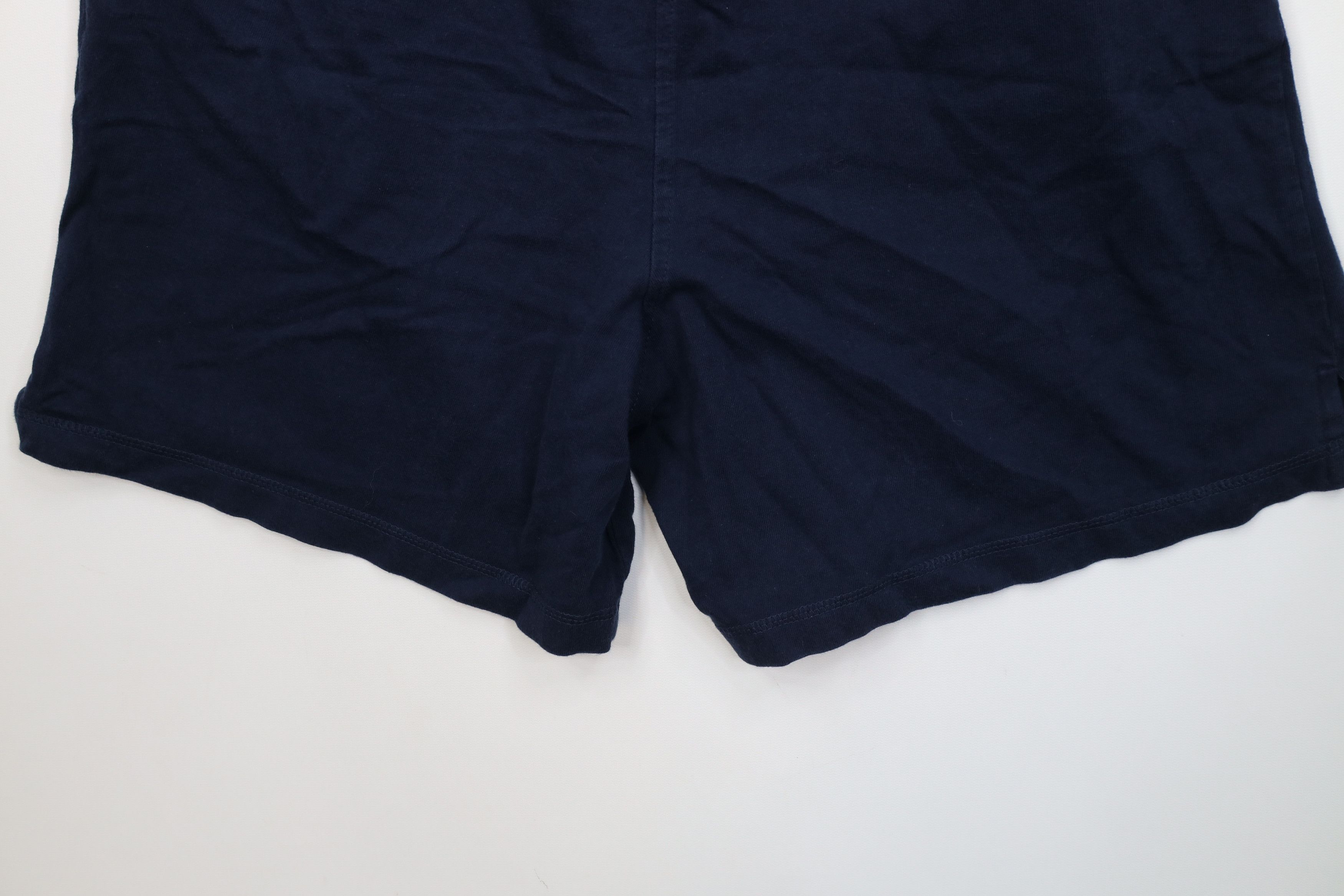 Vintage Vintage 90s Streetwear Heavy Cotton Above Knee Shorts Blue Size US 36 / EU 52 - 11 Thumbnail