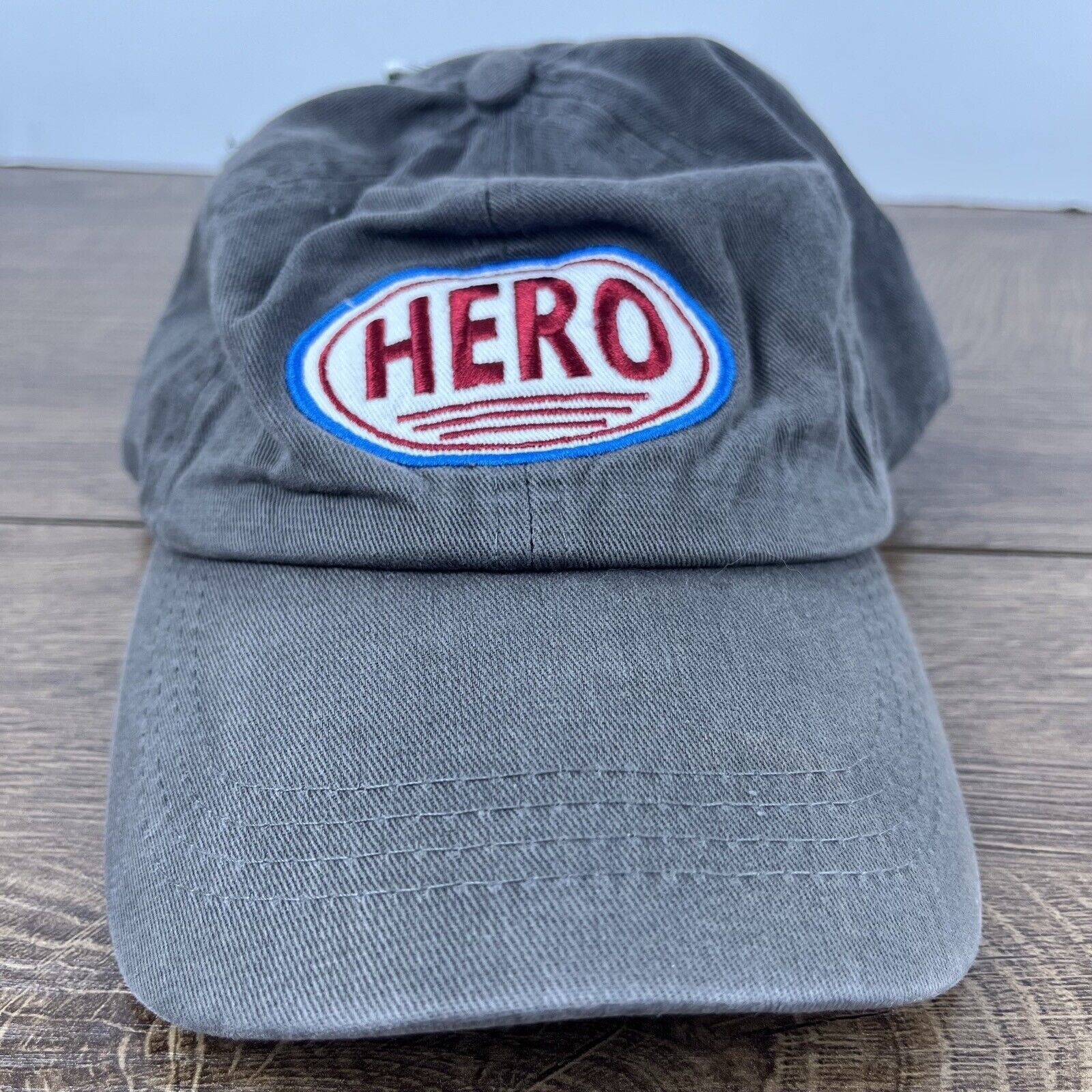 Other Gray Hero Hat Hero Baseball Hat Gray Adjustable Hat Gray Adu Size ONE SIZE - 1 Thumbnail