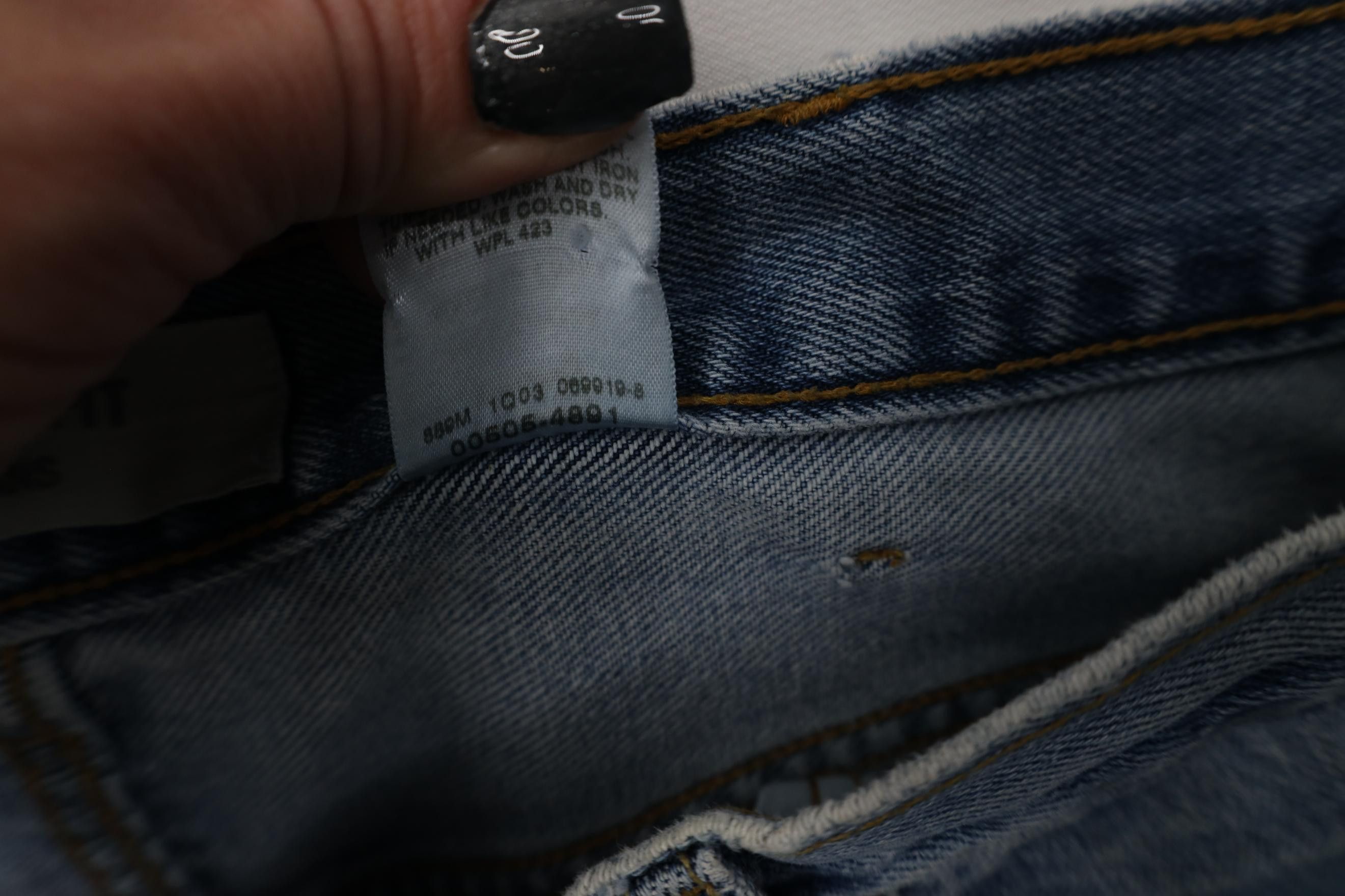 Levi's Vintage Y2K 2003 Levis 505 Regular Straight Leg Denim Jeans Size US 38 / EU 54 - 9 Thumbnail
