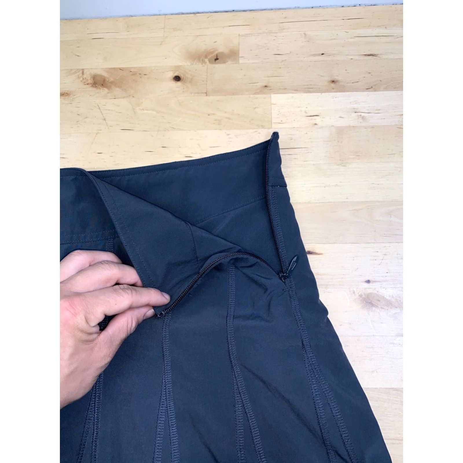 Athleta Athleta Skort Women 8 Gray Activewear Stretch Drawstring Skort Athletic Size ONE SIZE - 5 Thumbnail