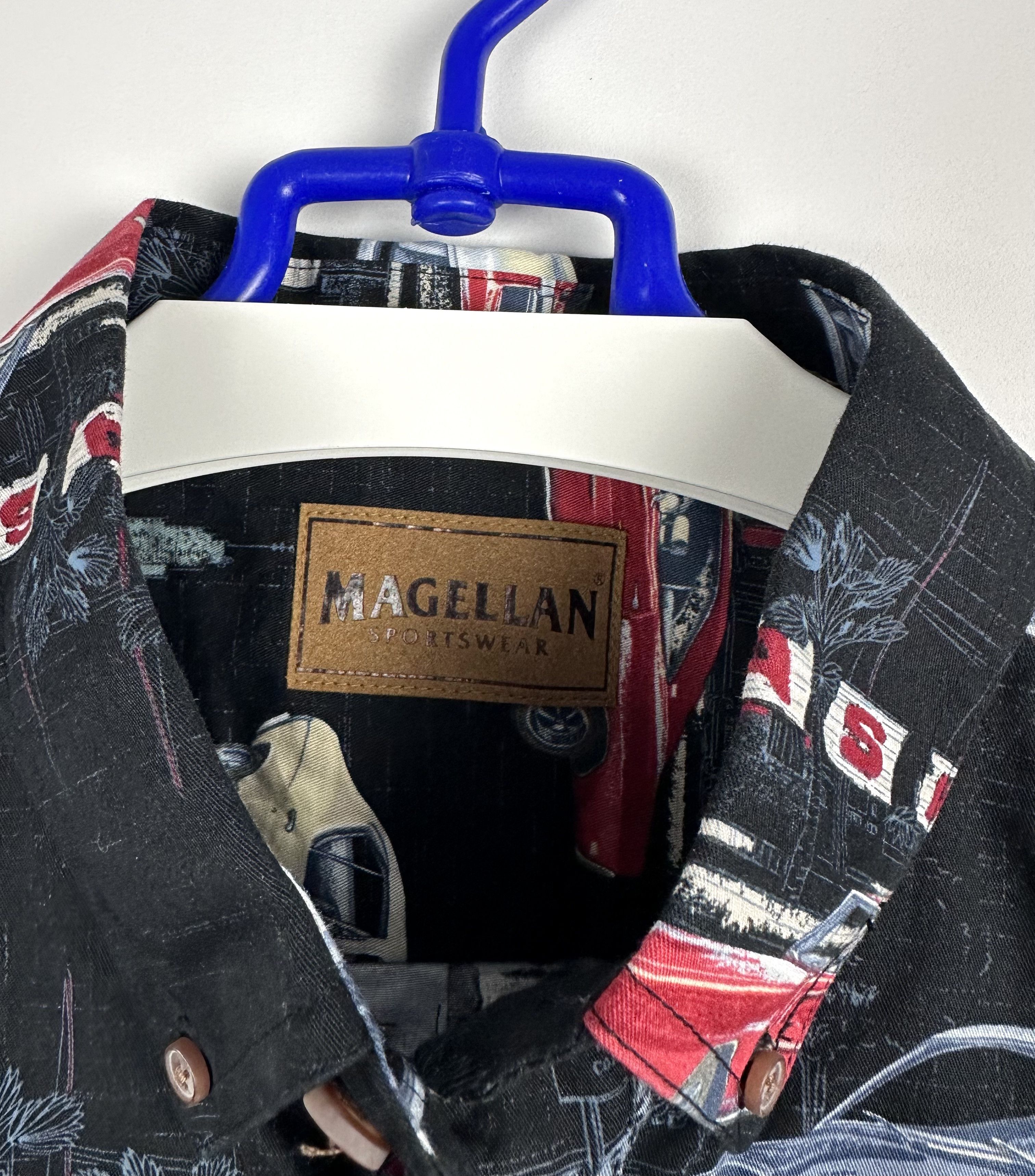 Other Hawaiian shirt Magellan Auto Racing vintage cars Size US XXL / EU 58 / 5 - 4 Thumbnail