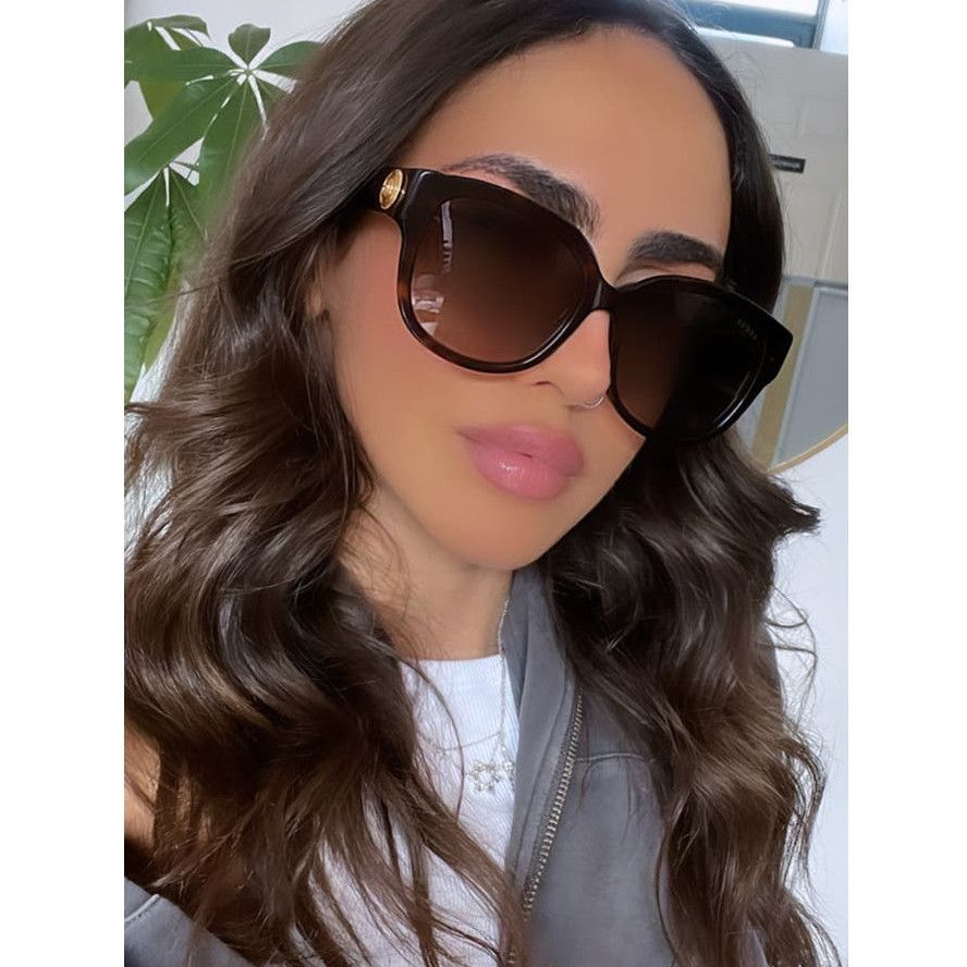 Gucci NEW Gucci GG0762S Brown Butterfly Sunglasses Marmont  display picture 3