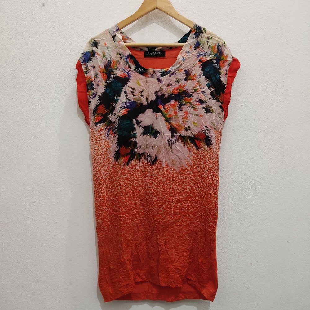 Black Label × Paul Smith × Vintage Black Label Paul Smith Floral Women Dress Blouse Sleveless Size M / US 6-8 / IT 42-44 - 1 Thumbnail