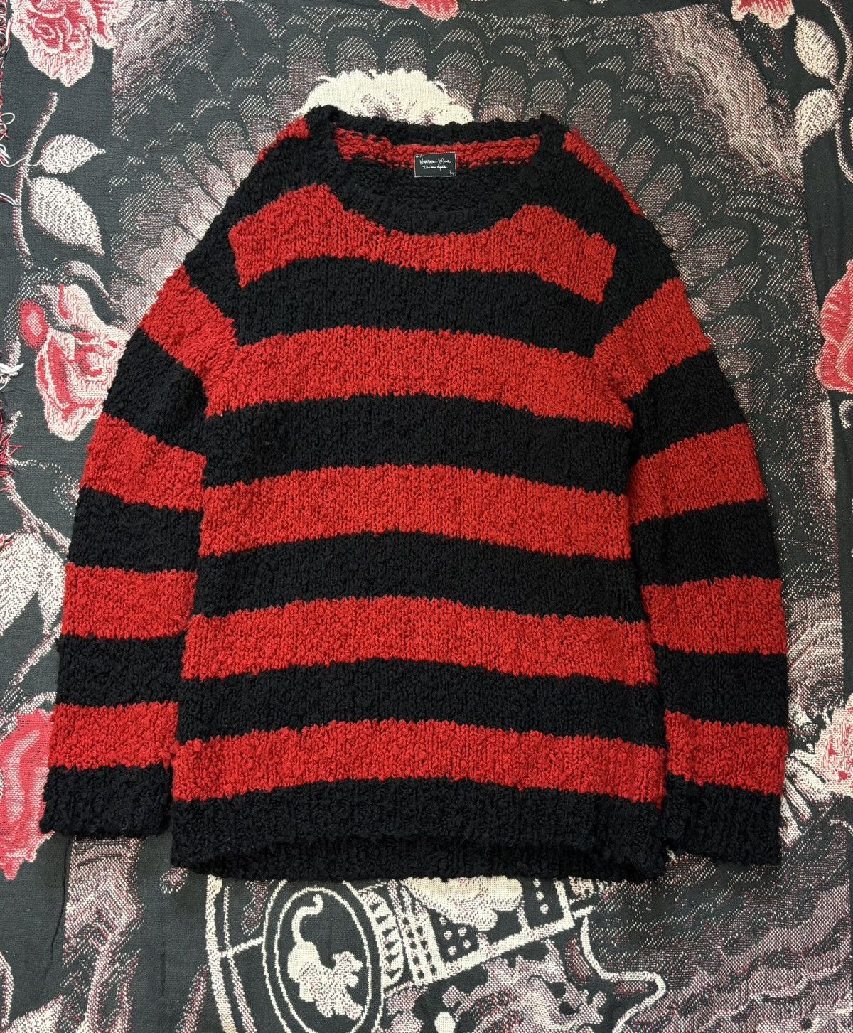 Number (n)ine - 03AW カート期 border knit Number (N)ine number (n)ine 03aw border knit size:3 | Grailed