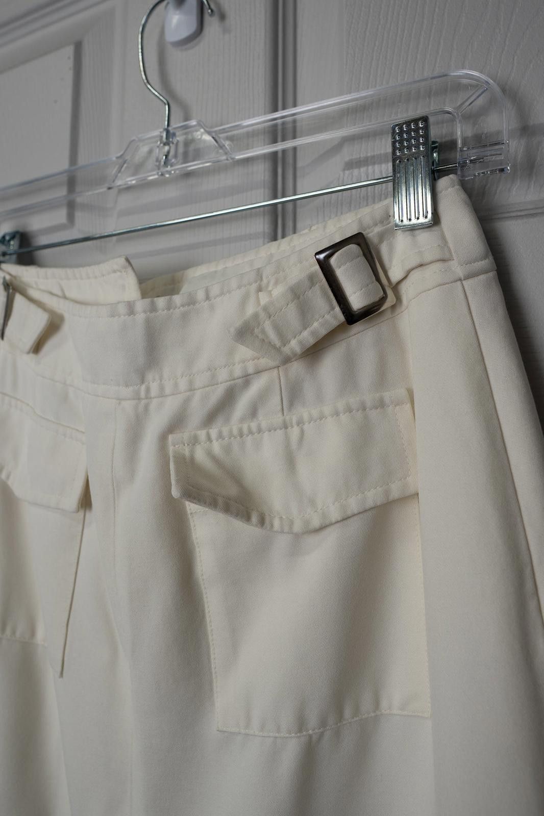Vintage 90's XC Long White Maxi Skirt Size 27" / US 4 / IT 40 - 4 Thumbnail