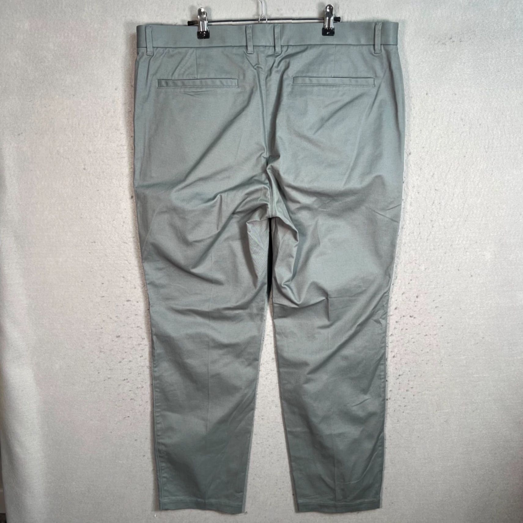Everlane Everlane Mens Size 38 x 30 Pants Gray Cotton-Blend Straight Leg — Casual Chino Size US 38 / EU 54 - 2 Thumbnail