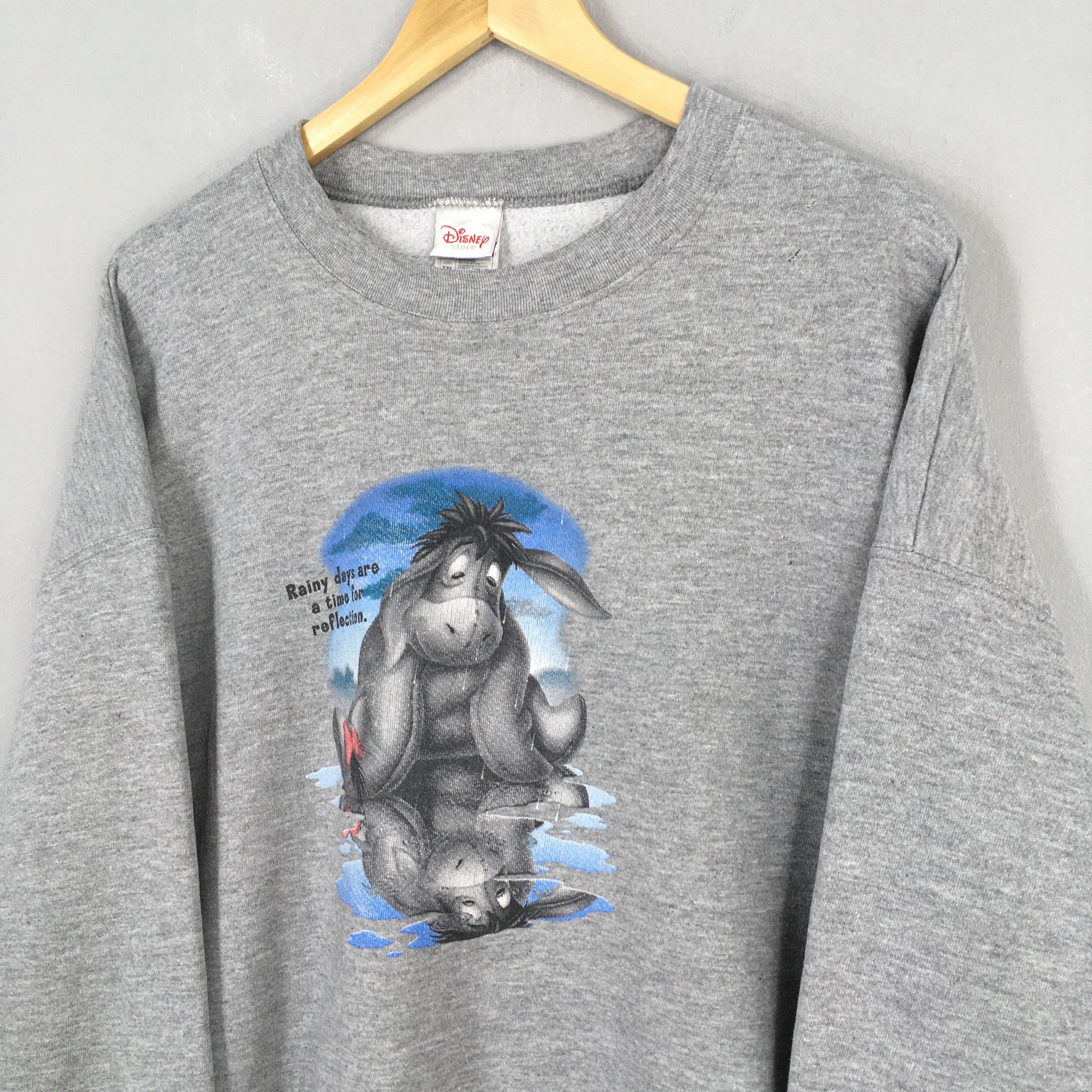 Disney Vintage Eeyore The Pooh And Friends Sweatshirt 2XLarge Size US XXL / EU 58 / 5 - 3 Thumbnail