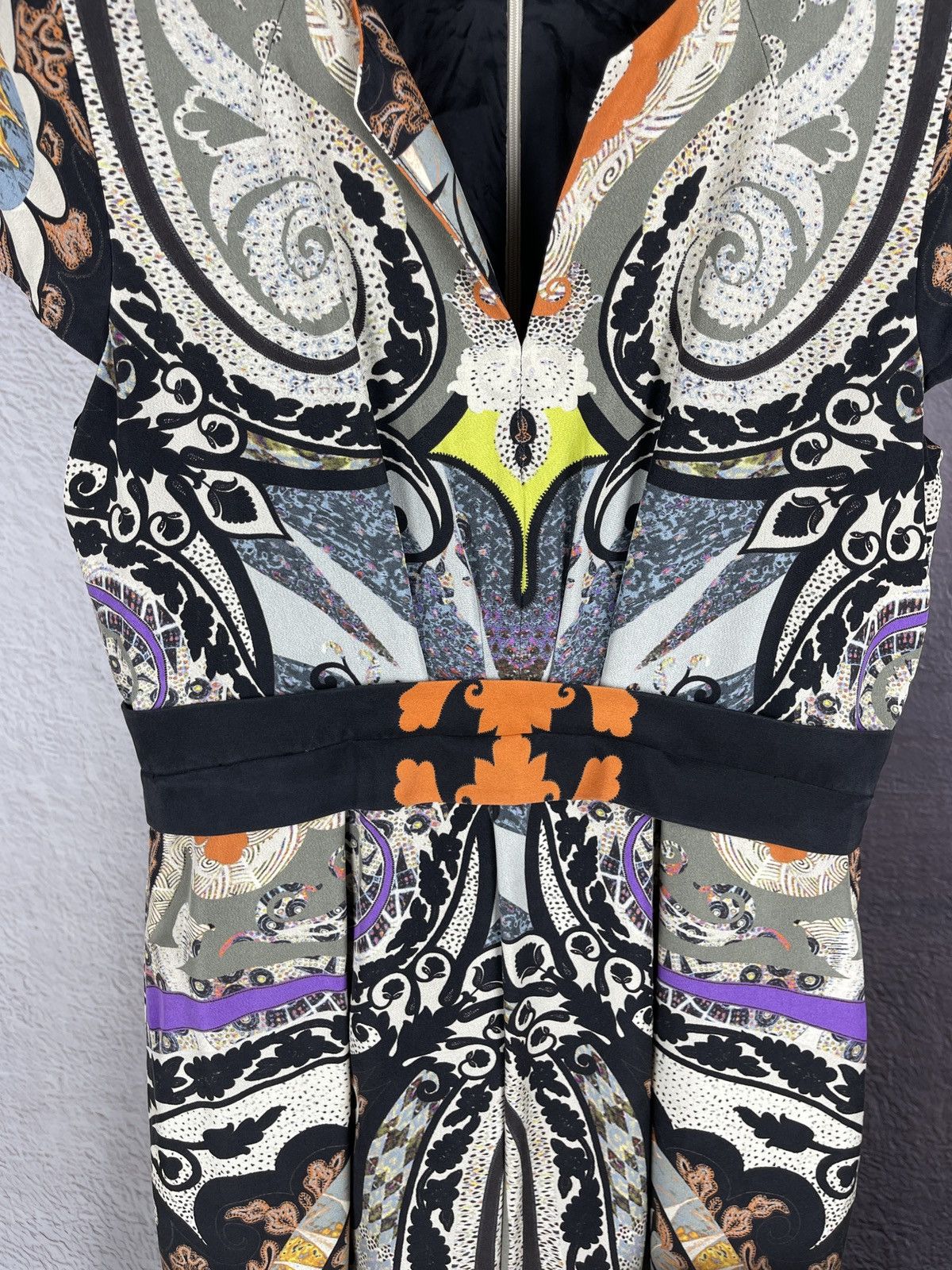 Etro Etro Milano multicolor silk midi dress made in Italy size 48 Size XL / US 12-14 / IT 48-50 - 5 Thumbnail