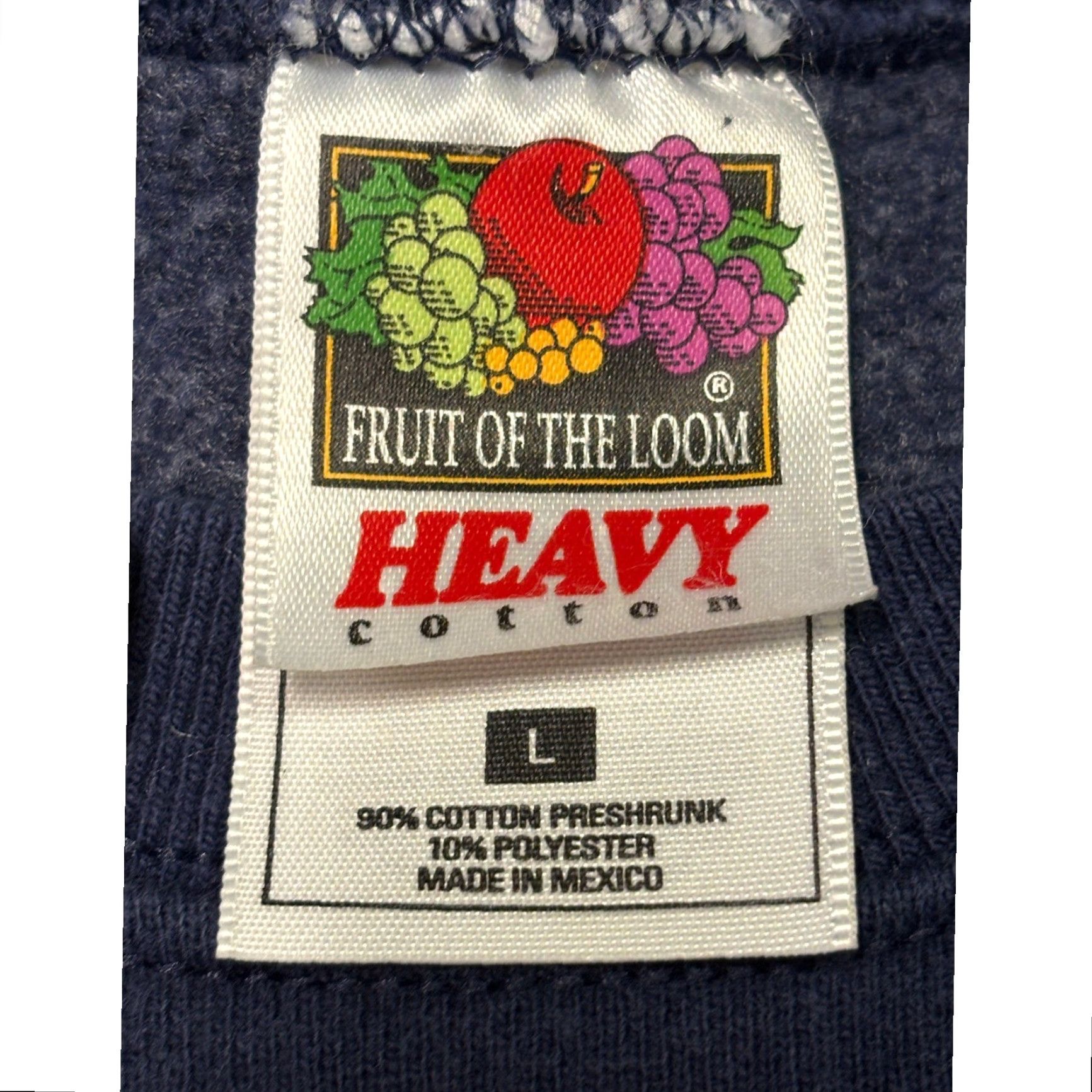 Fruit Of The Loom VINTAGE Fruit of the Loom County Clare Milwaukee Irish Sweatshirt L Blue Mens Pullover Graphic Print Crewneck Heavyweight Fancy Logo Retro Winter Fall Size US L / EU 52-54 / 3 - 2 Thumbnail