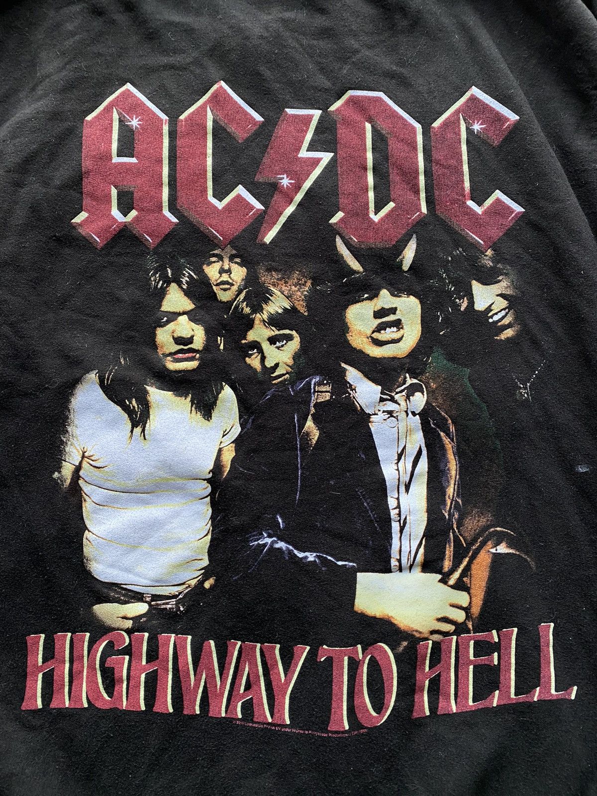 AC/DC Vintage 90s AC/DC Highway to Hell Big Logo Tour Hoodie Y2K Size US M / EU 48-50 / 2 - 7 Thumbnail
