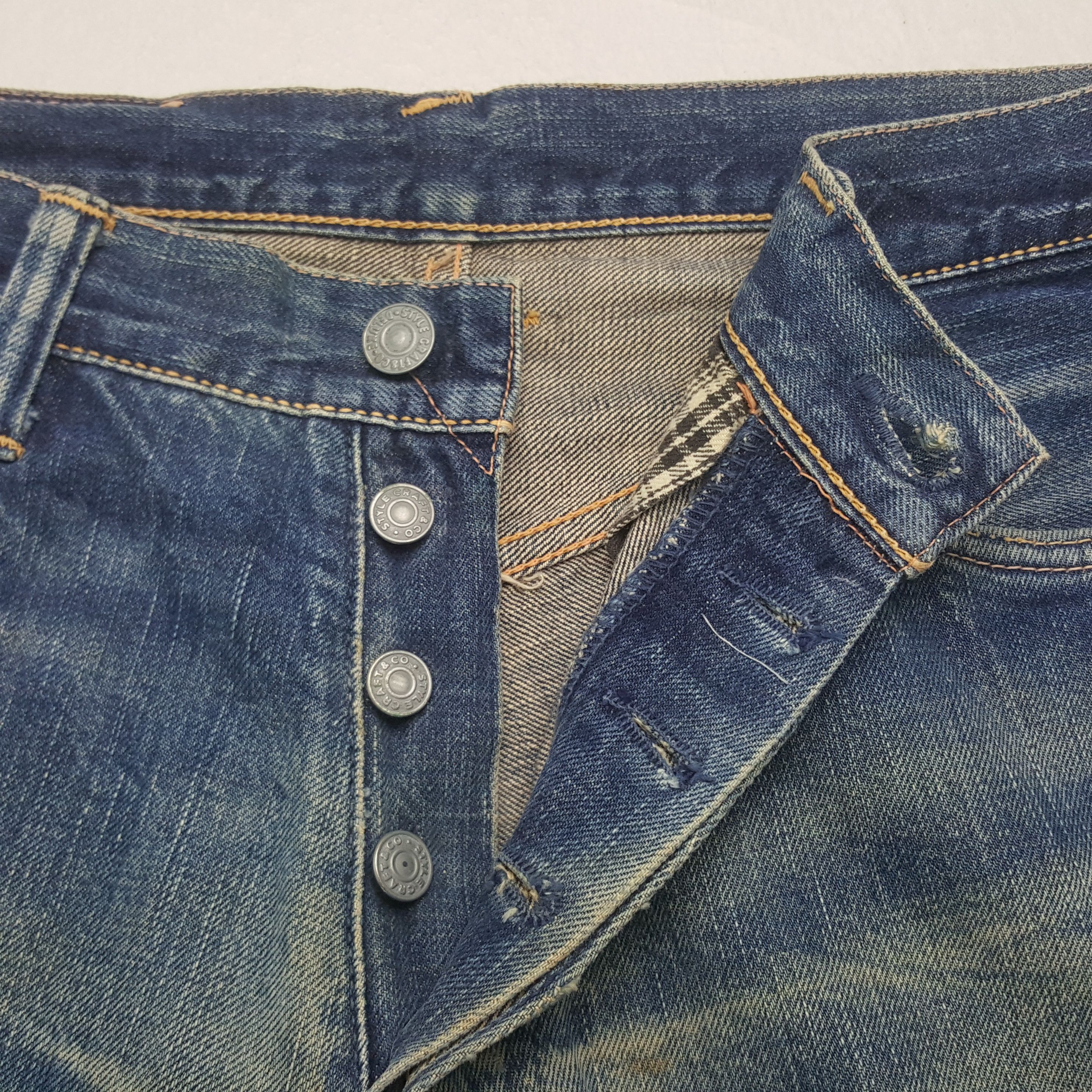 Evisu Vintage Evisu Selvedge Japan Daicock Custom Denim Jeans RR9 Size US 30 / EU 46 - 7 Thumbnail