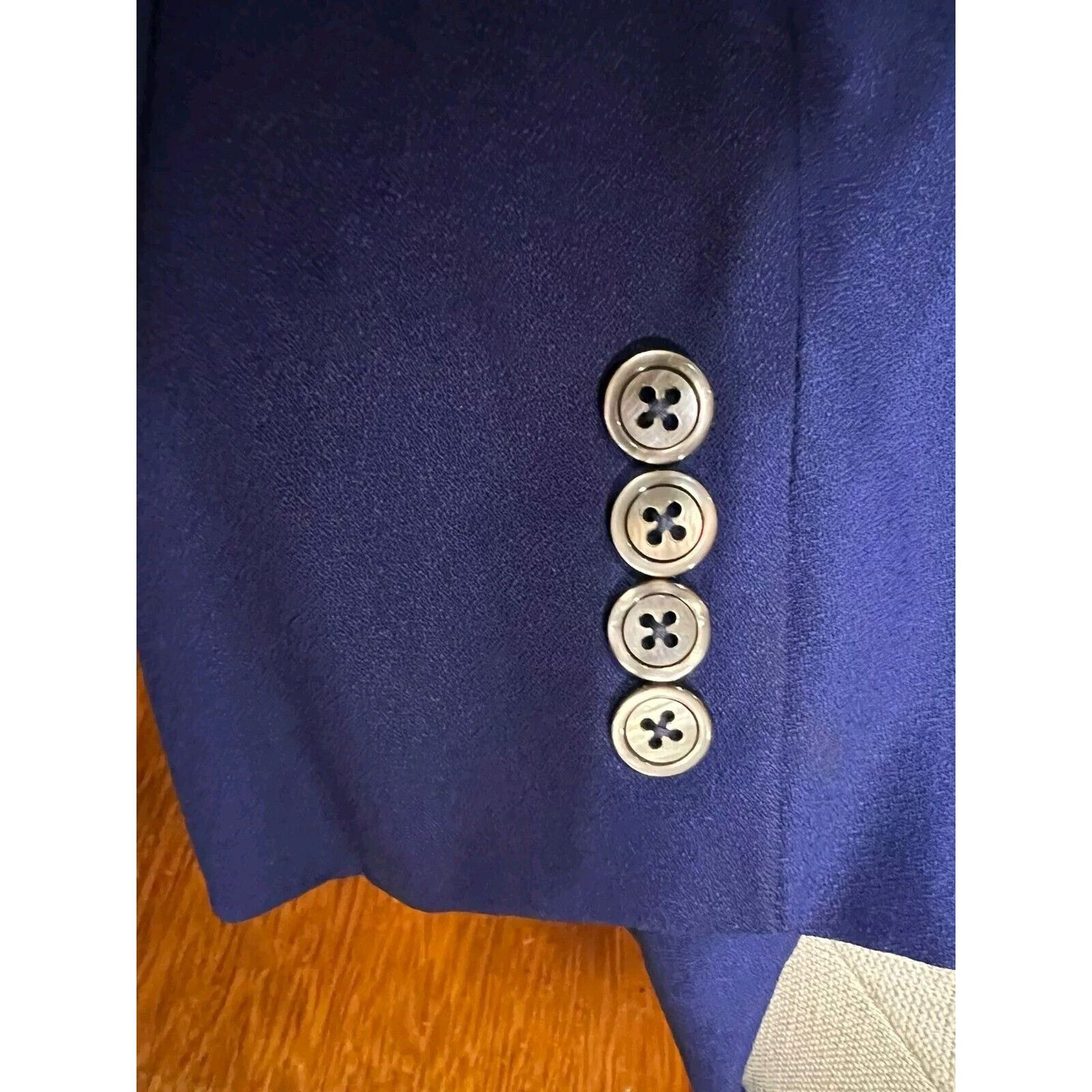 Zanella Zanella 100% Virgin Wool Sport Coat Size 40R US In Blue Size 40R - 2 Thumbnail