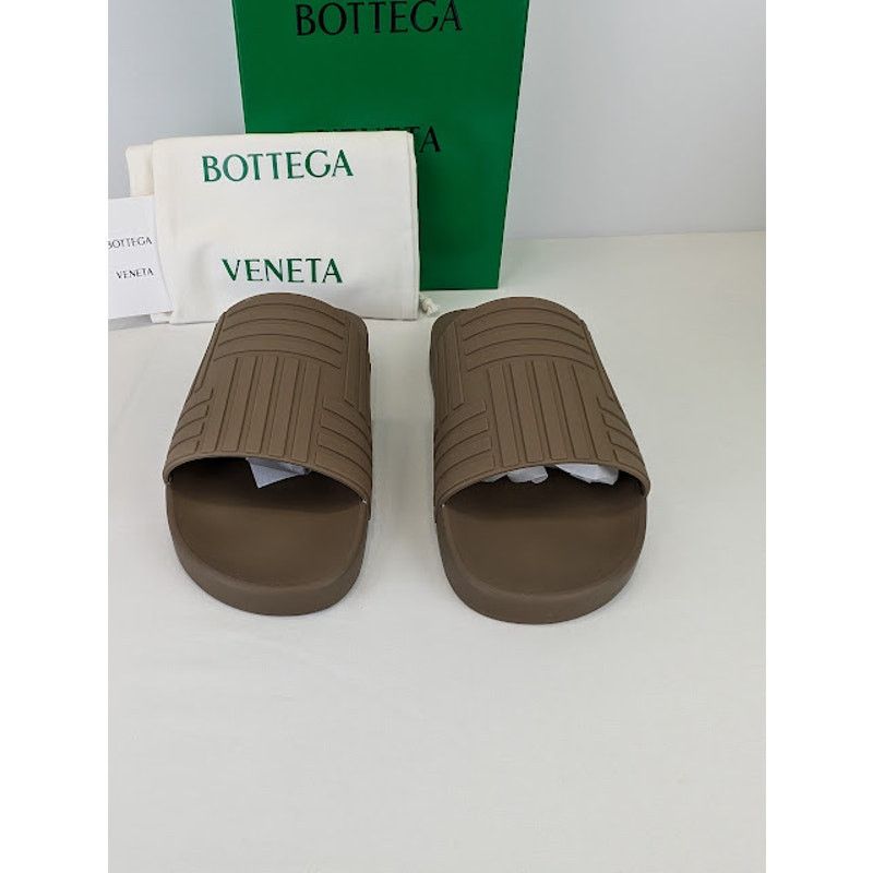 Bottega Veneta o1rshd1 Rubber Carpet Slider Sandal in Jute Size US 7 / EU 40 - 8 Thumbnail