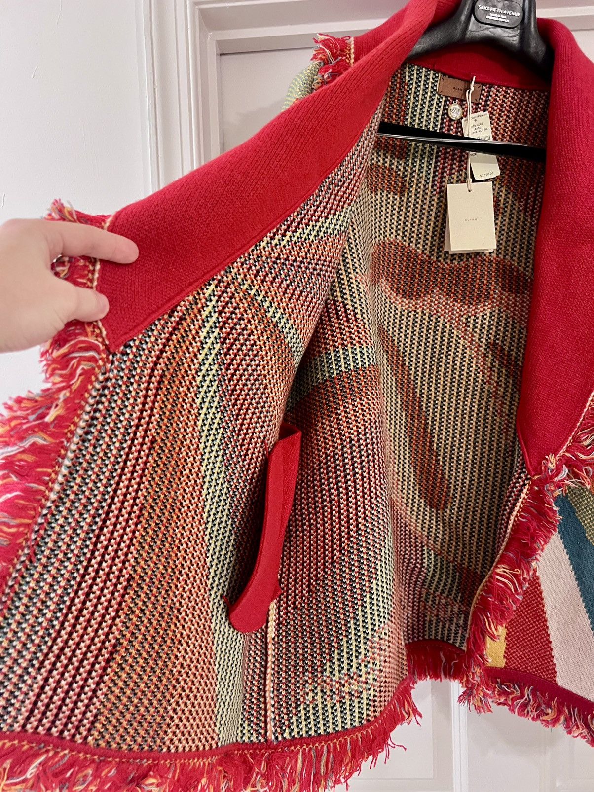 Alanui RARE $3,720 Cashmere Rolling Stones Cardigan Size ONE SIZE - 18 Thumbnail