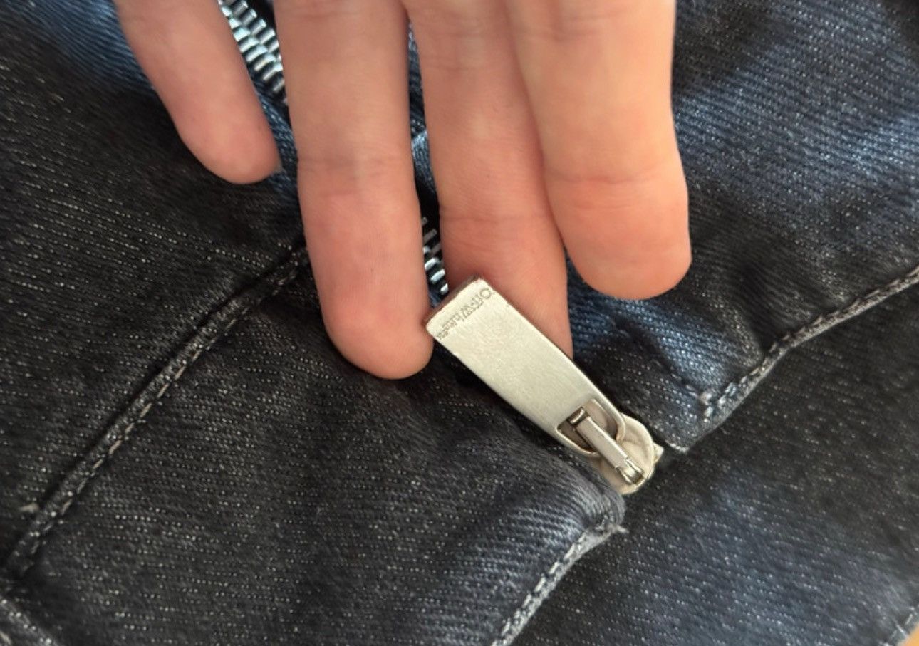 Off-White Off white denim zipper pants Size US 30 / EU 46 - 10 Thumbnail