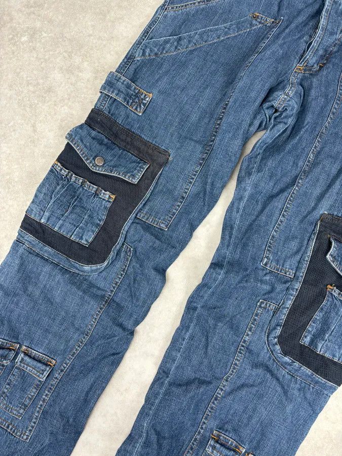 Dolce & Gabbana AW2004 Dolce & Gabbana Navy Denim Cargo Jeans Size US 34 / EU 50 - 10 Thumbnail