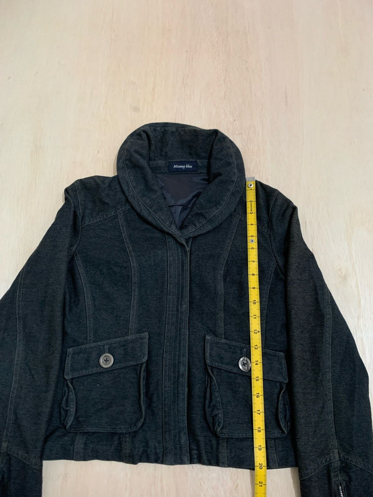 14th Addiction × Japanese Brand × Le Grande Bleu (L.G.B.) Vintage Mixing Blue Lgb style Denim Jacket Size US M / EU 48-50 / 2 - 11 Thumbnail
