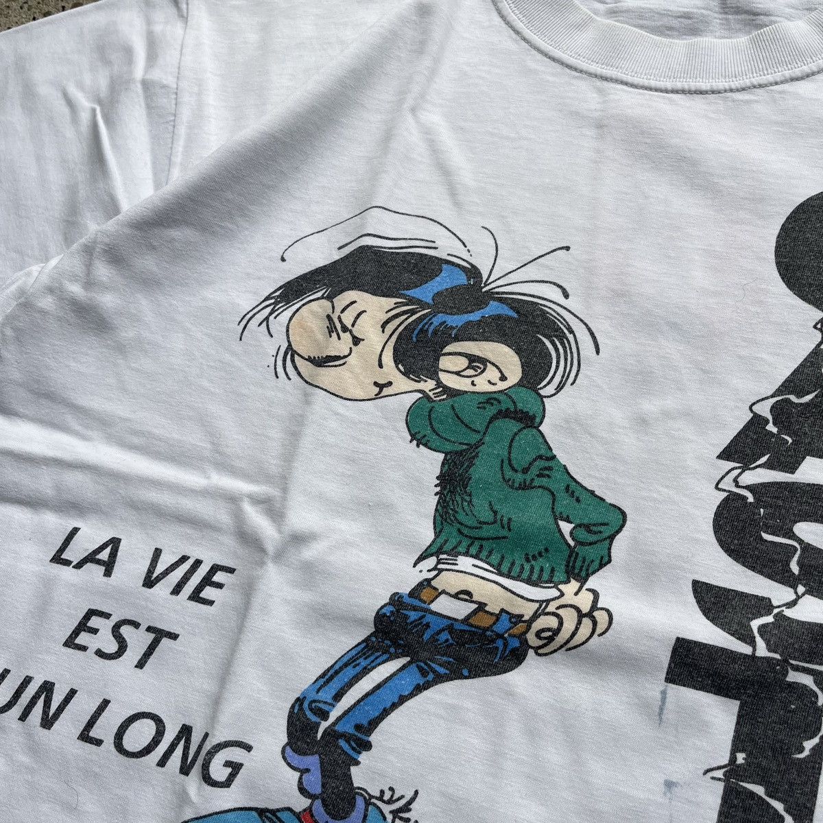 Cartoon Network Gaston Cartoon Comic vintage French white Disney Size US L / EU 52-54 / 3 - 4 Thumbnail