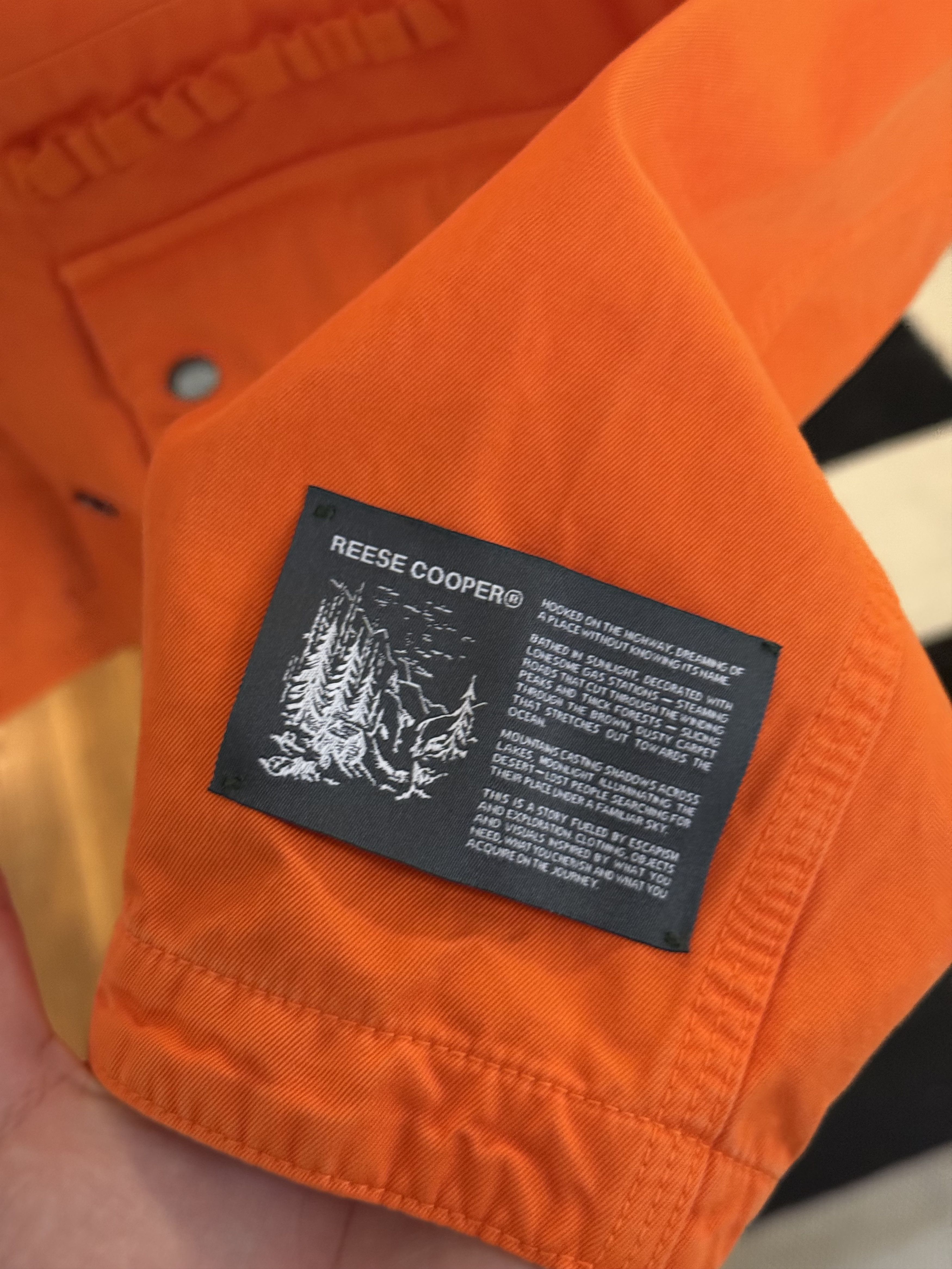 Reese Cooper Reece Cooper Orange Work Chore Coat Size US M / EU 48-50 / 2 - 6 Thumbnail