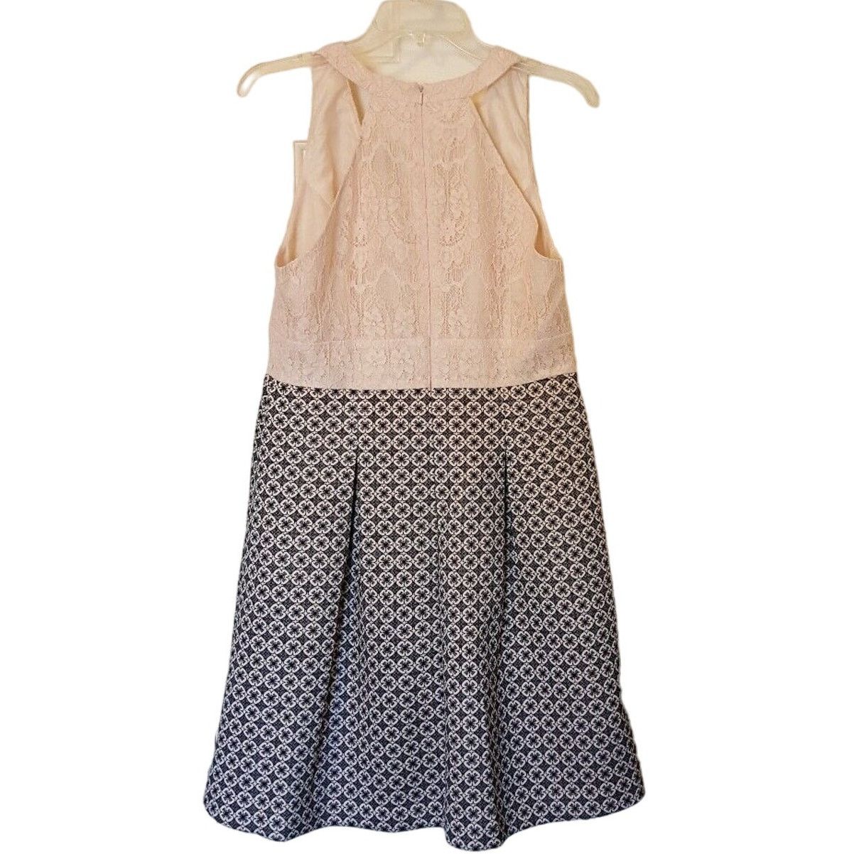 Adrianna Papell New Adrianna Papell Lovely Lace Geo Mini Dress Pink Size 6 Size M / US 6-8 / IT 42-44 - 5 Thumbnail